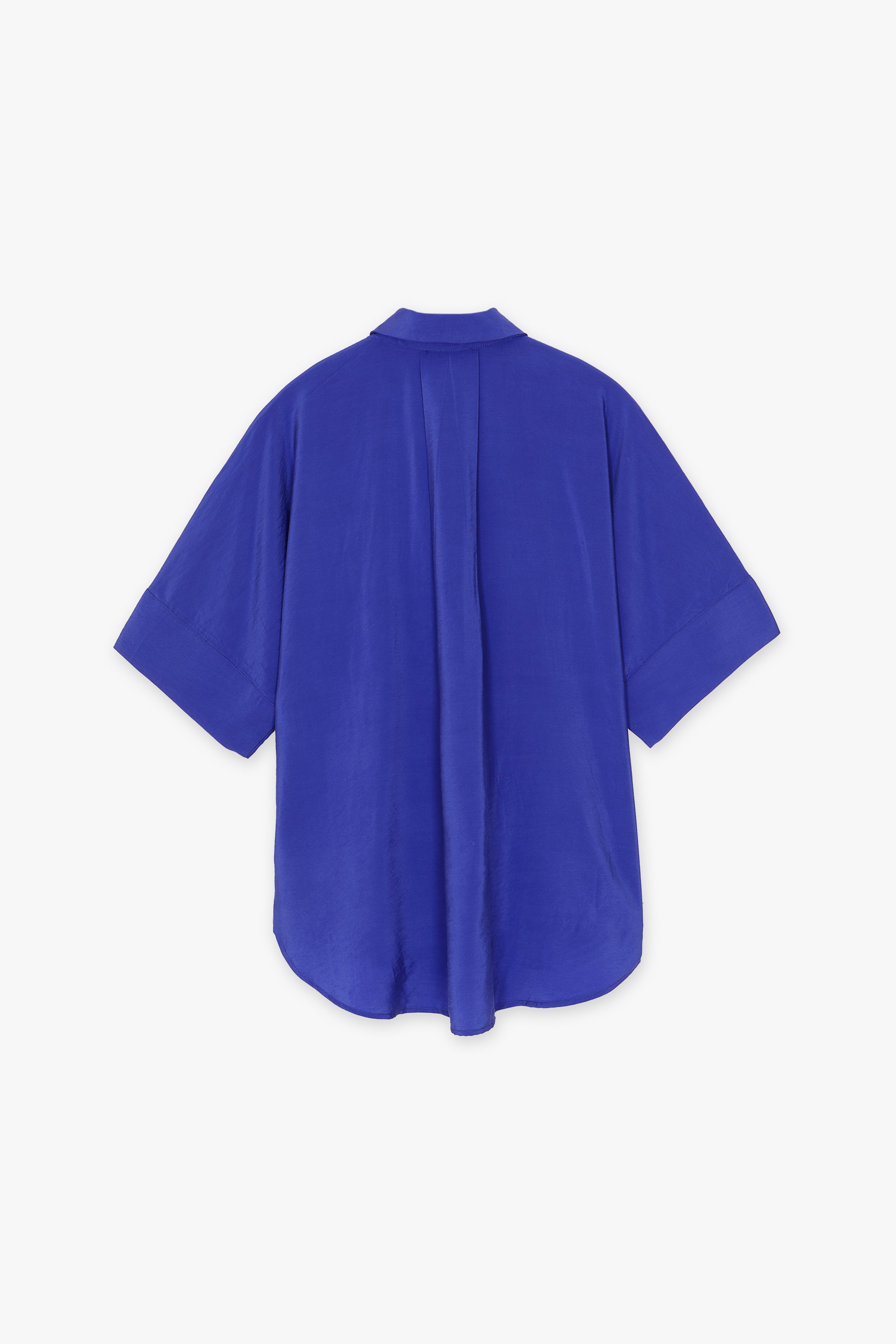 CKS Dames - SELAH - blouse korte mouwen - blauw