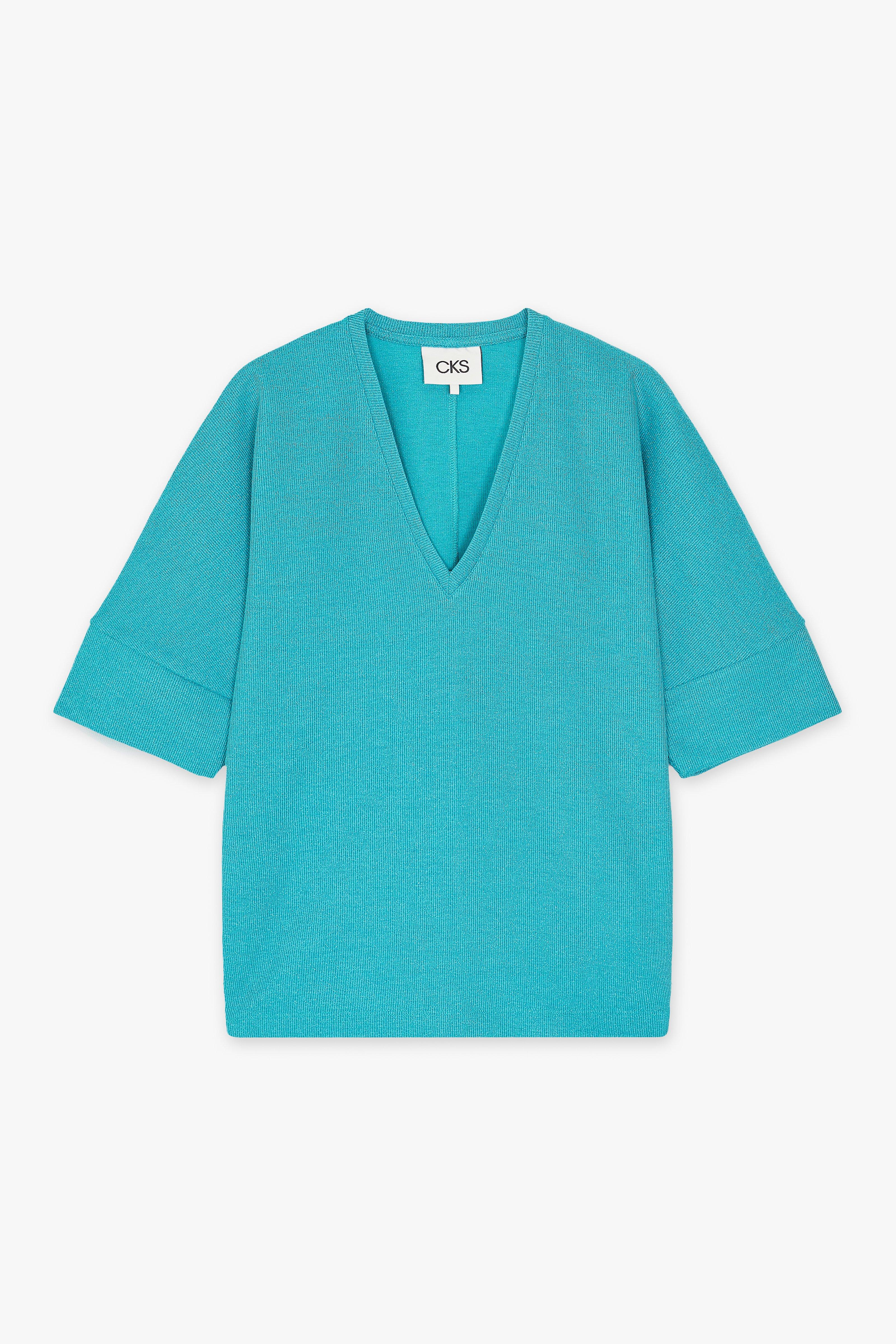 CKS Dames - ELDODEEP - t-shirt à manches courtes - bleu vif