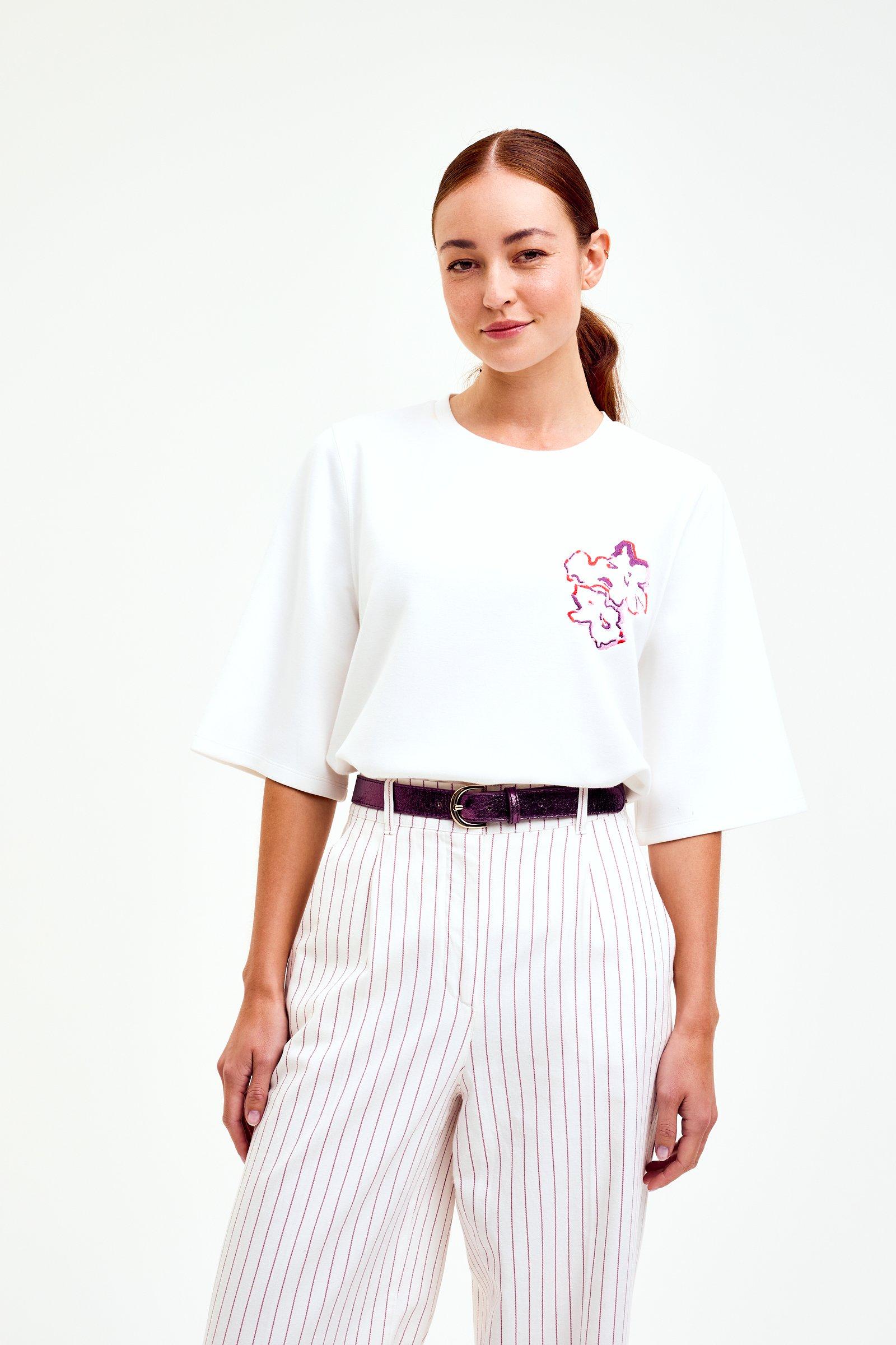 CKS Dames - SARI - t-shirt korte mouwen - wit