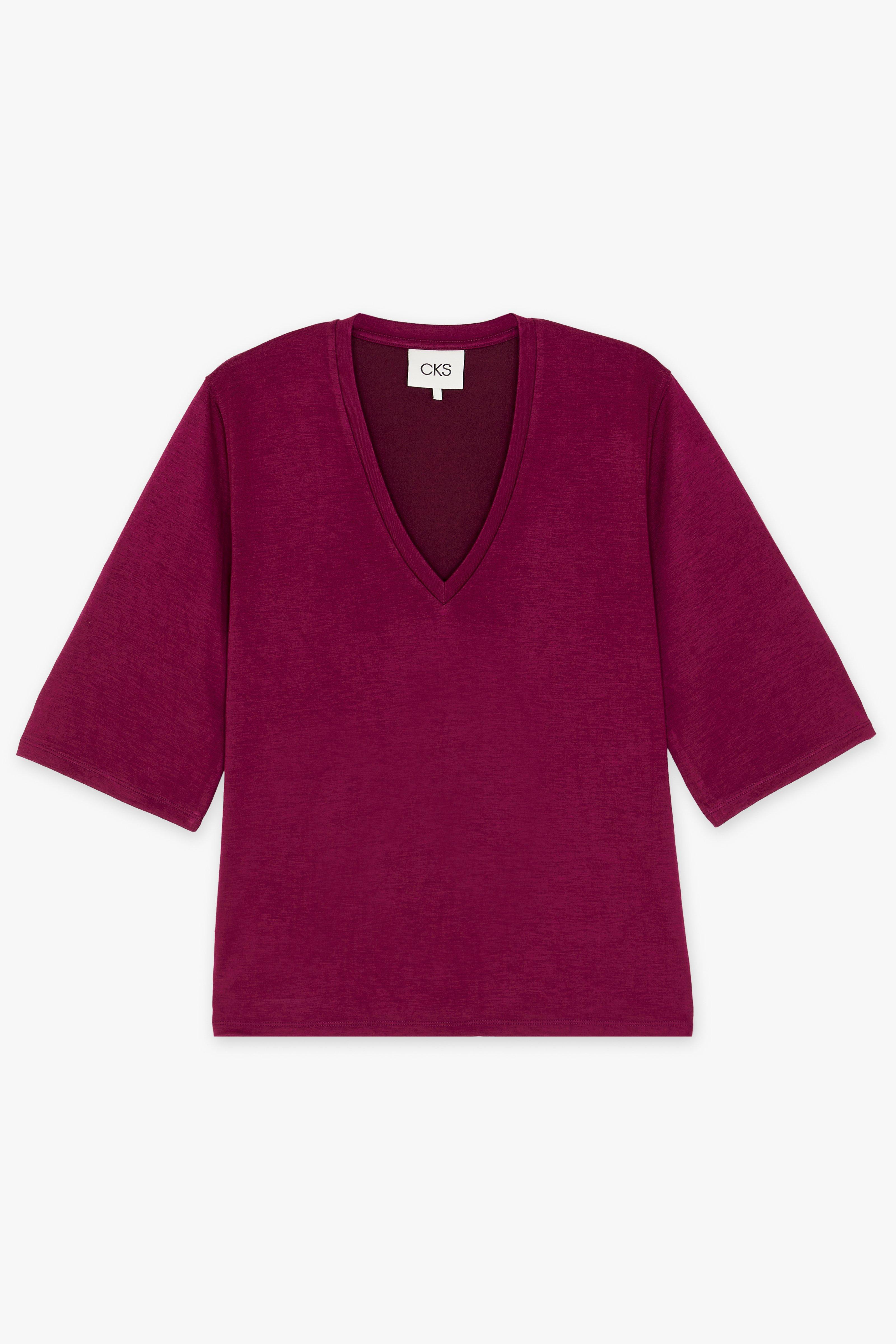 CKS Dames - SAVI - t-shirt short sleeves - purple