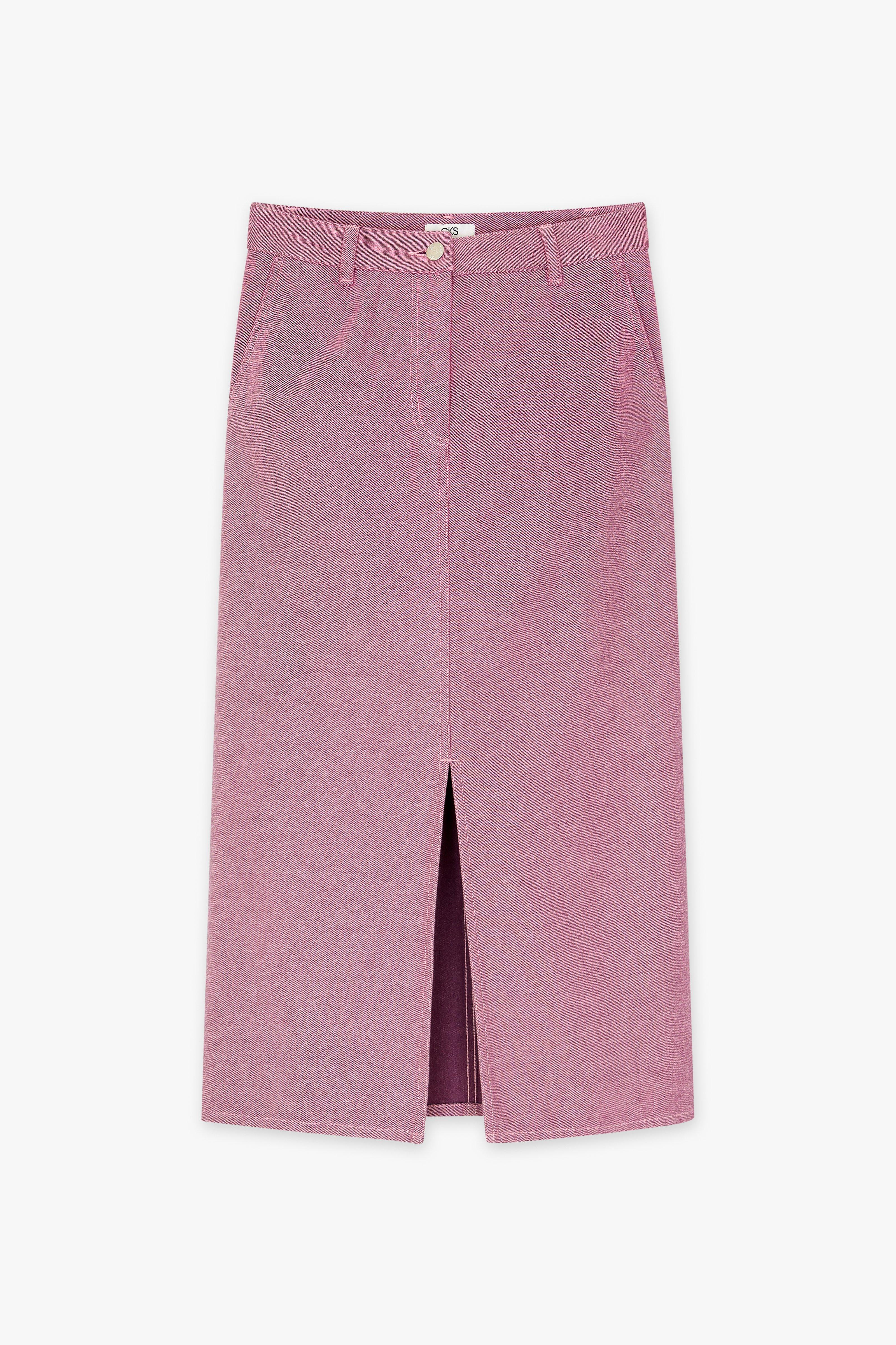 CKS Dames - SKIPPER - midi skirt - light pink