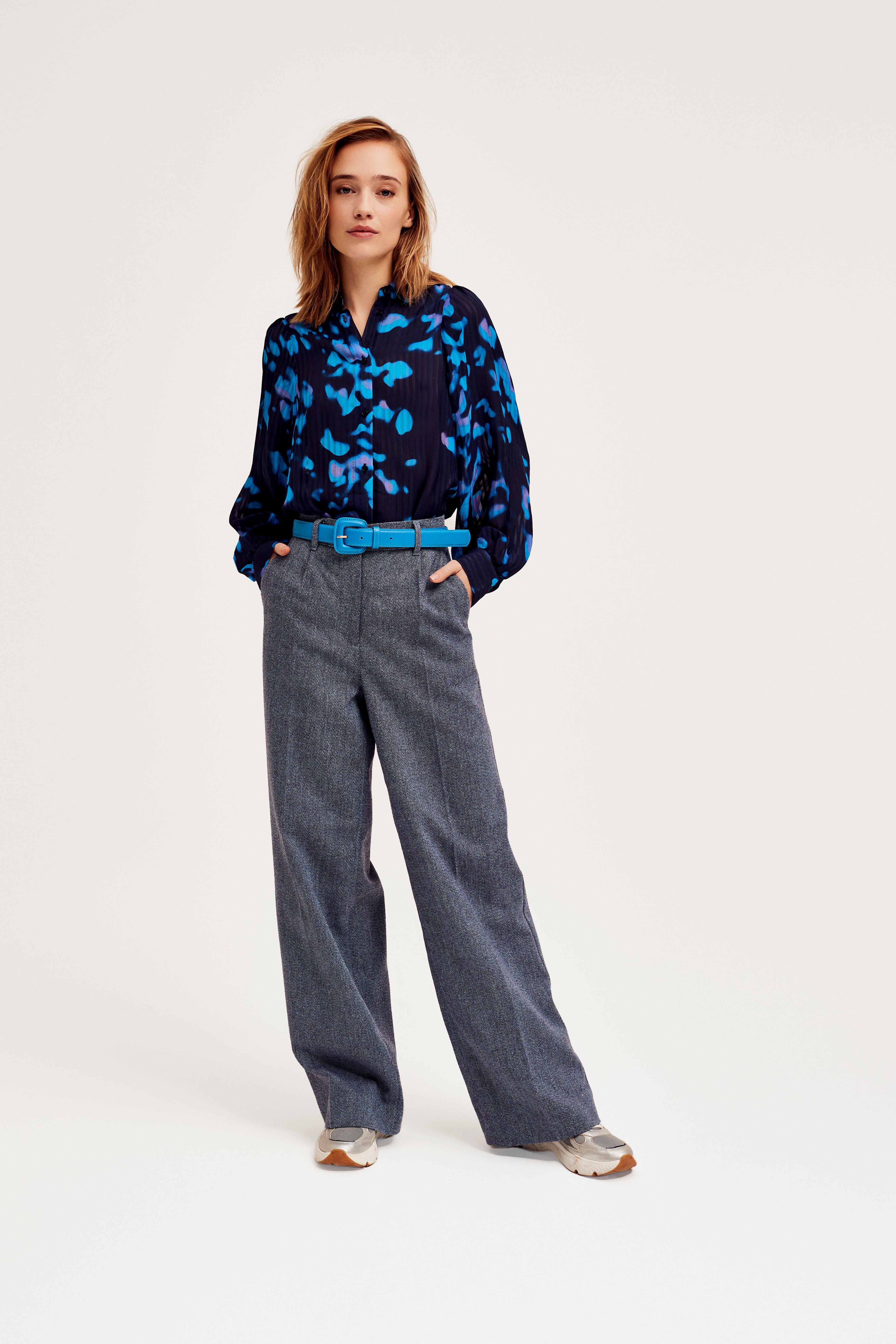 CKS Dames - RODA - long trouser - blue