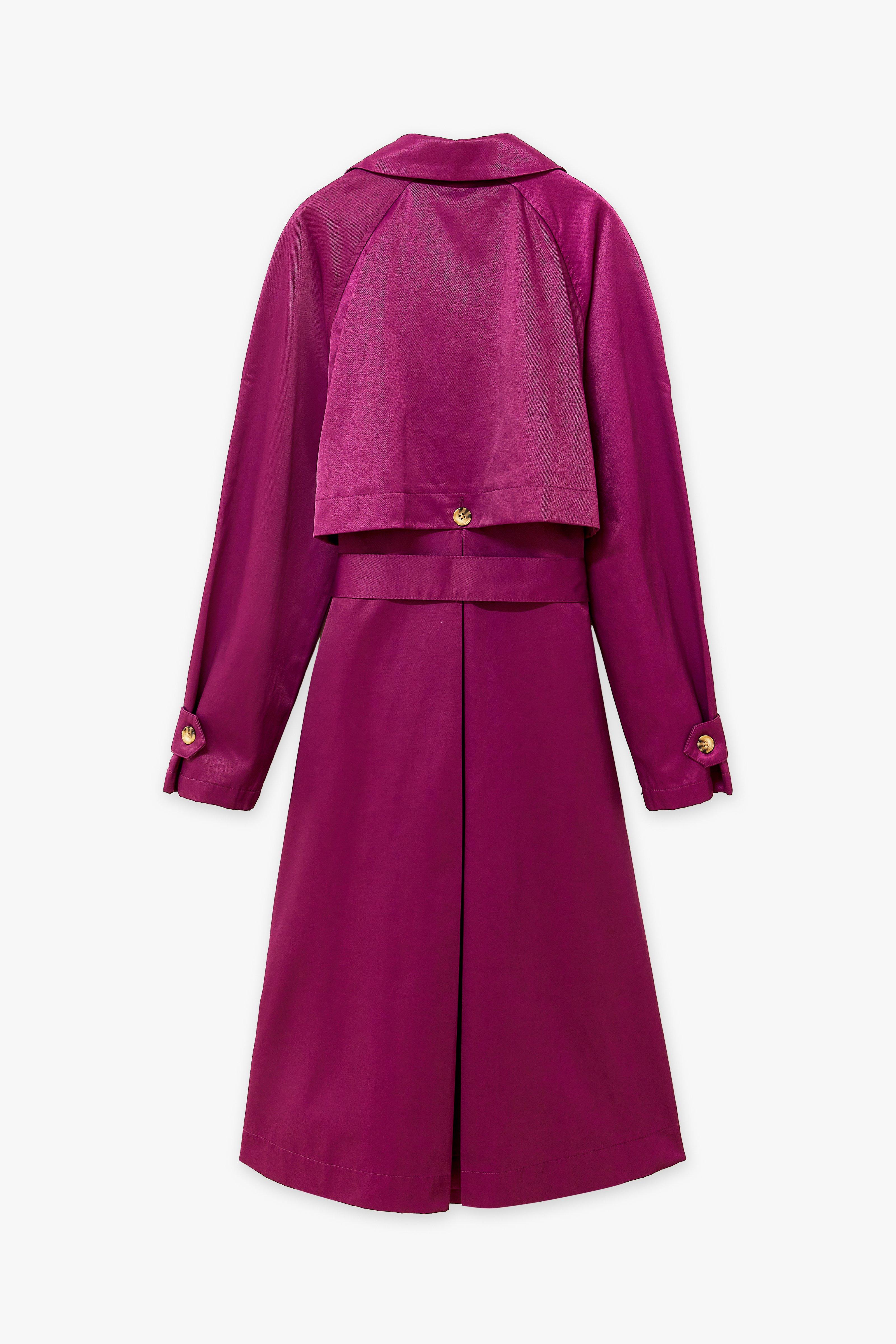 CKS Dames - COLE - imperméable long - violet