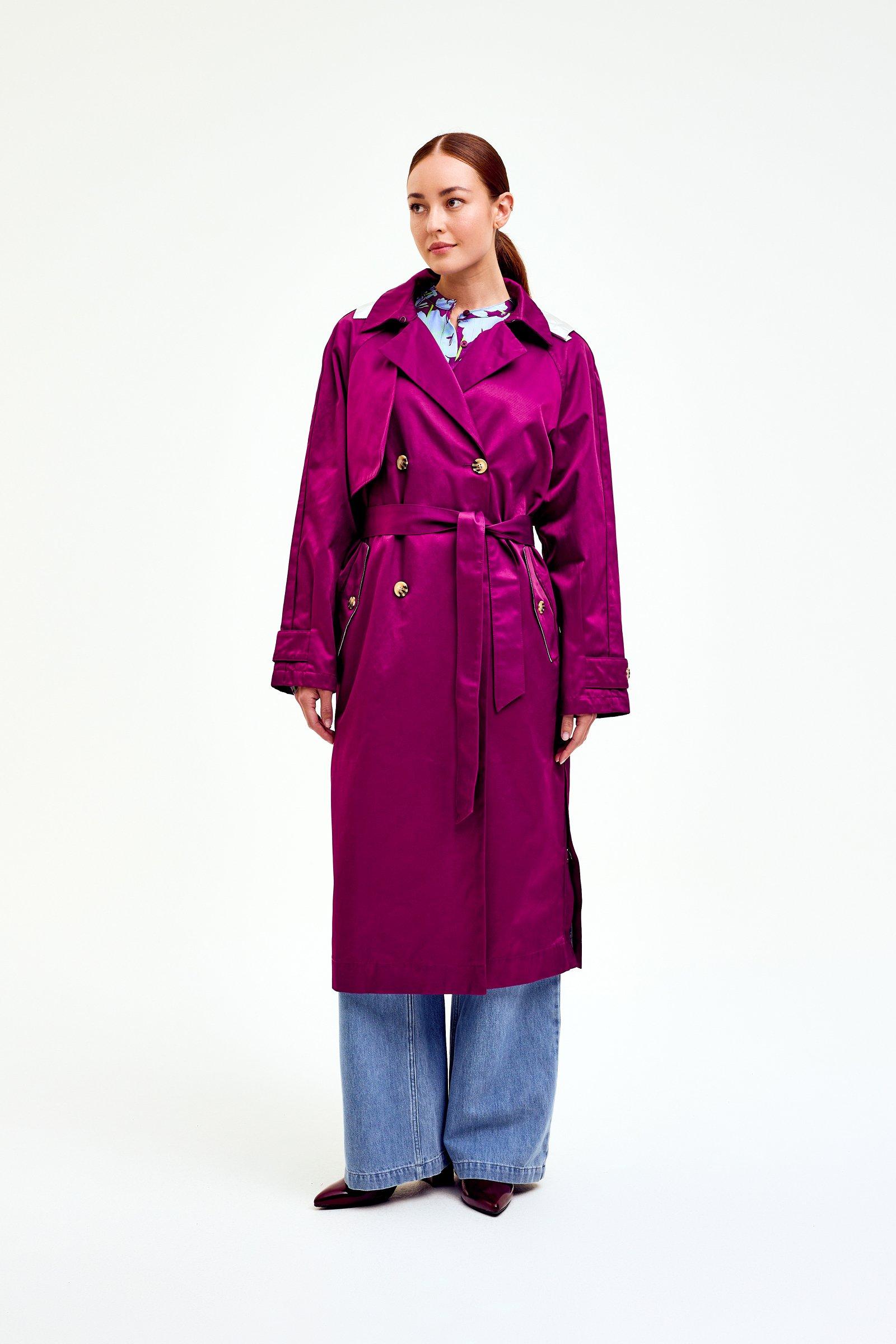 CKS Dames - COLE - imperméable long - violet