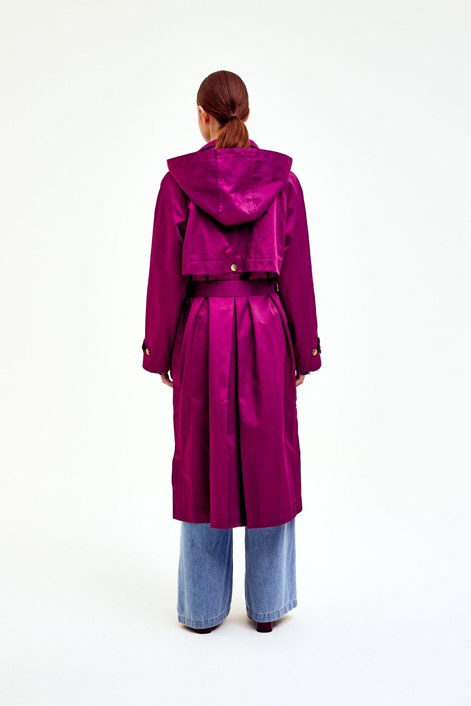 CKS Dames - COLE - imperméable long - violet