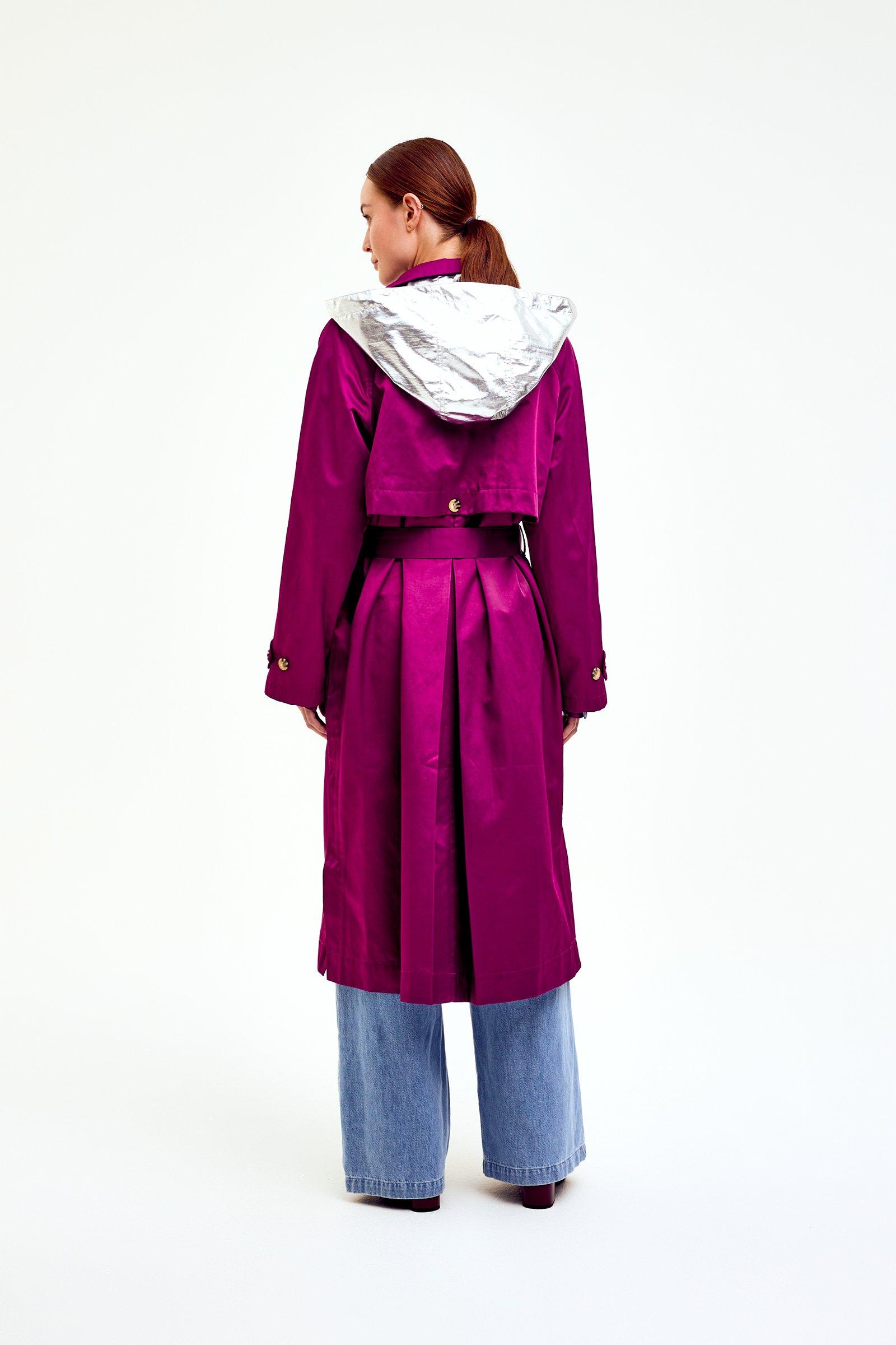 CKS Dames - COLE - imperméable long - violet