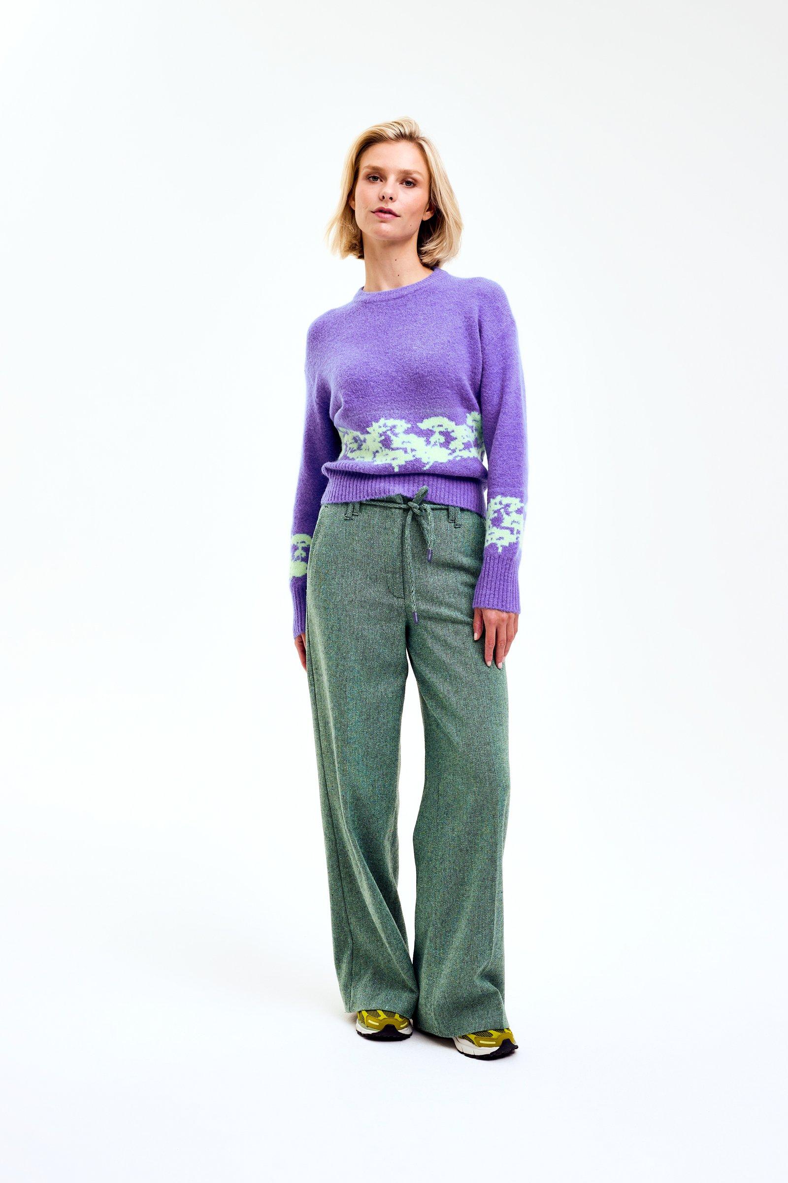 CKS Dames - BLISS - long trouser - green