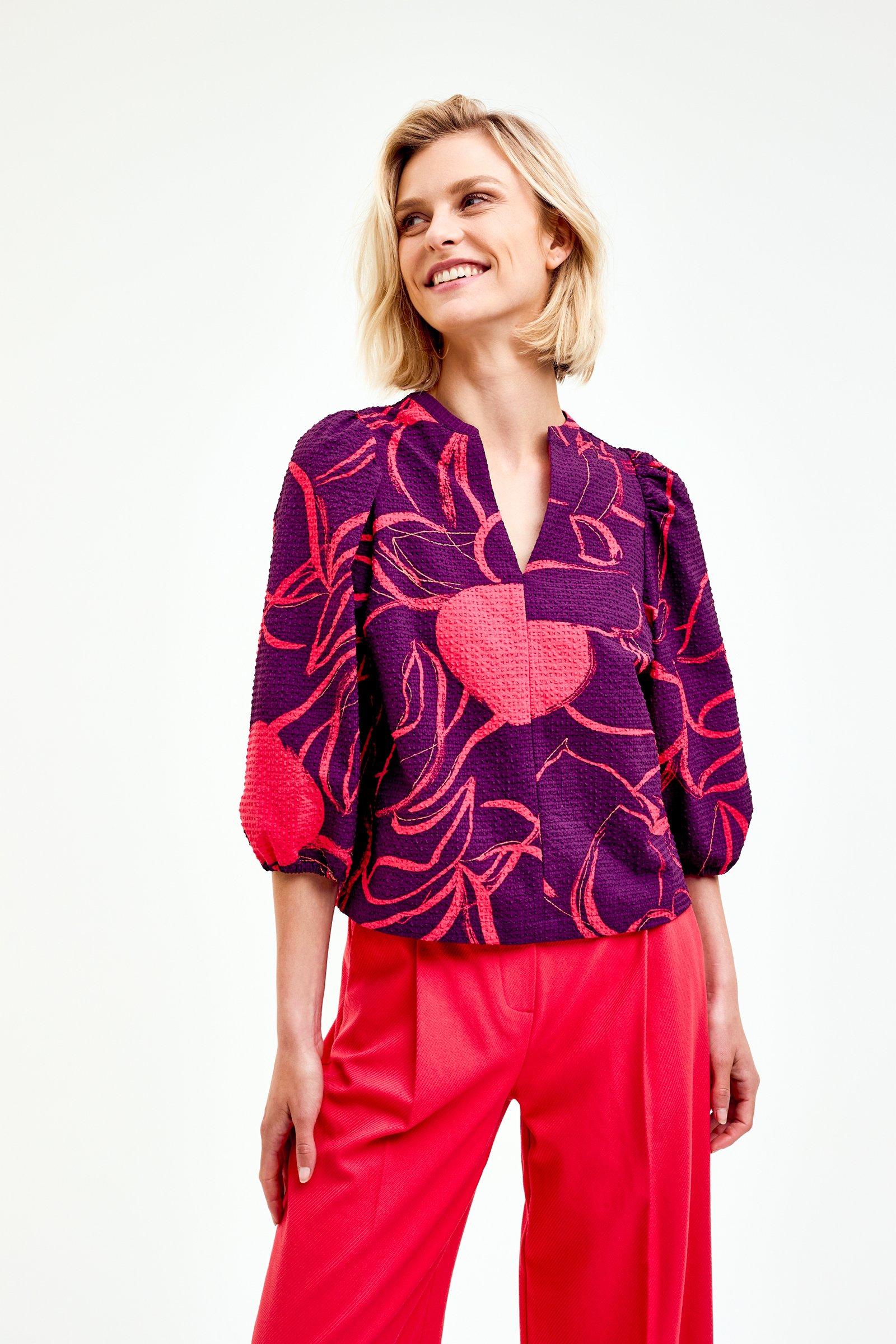 CKS Dames - BULANI - blouse short sleeves - red