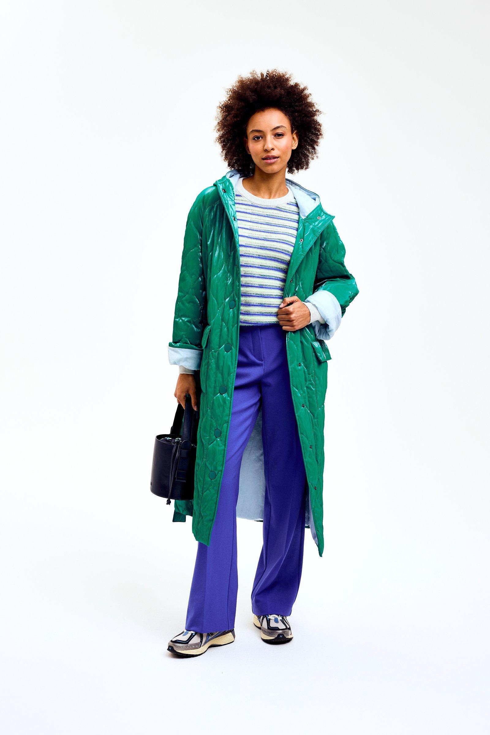 CKS Dames - COBYK - long coat - dark green