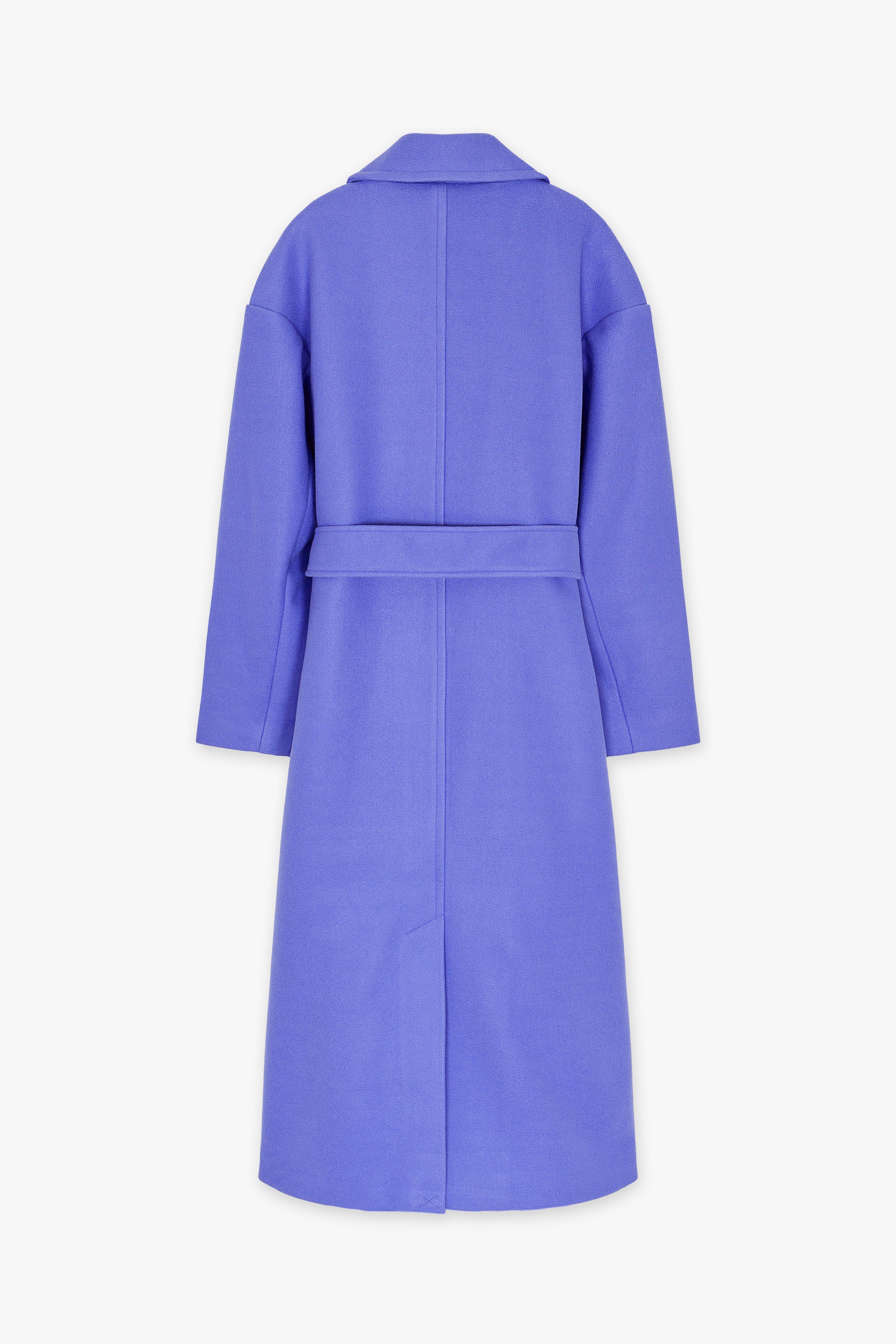 CKS Dames - COMFY - lange jas - blauw