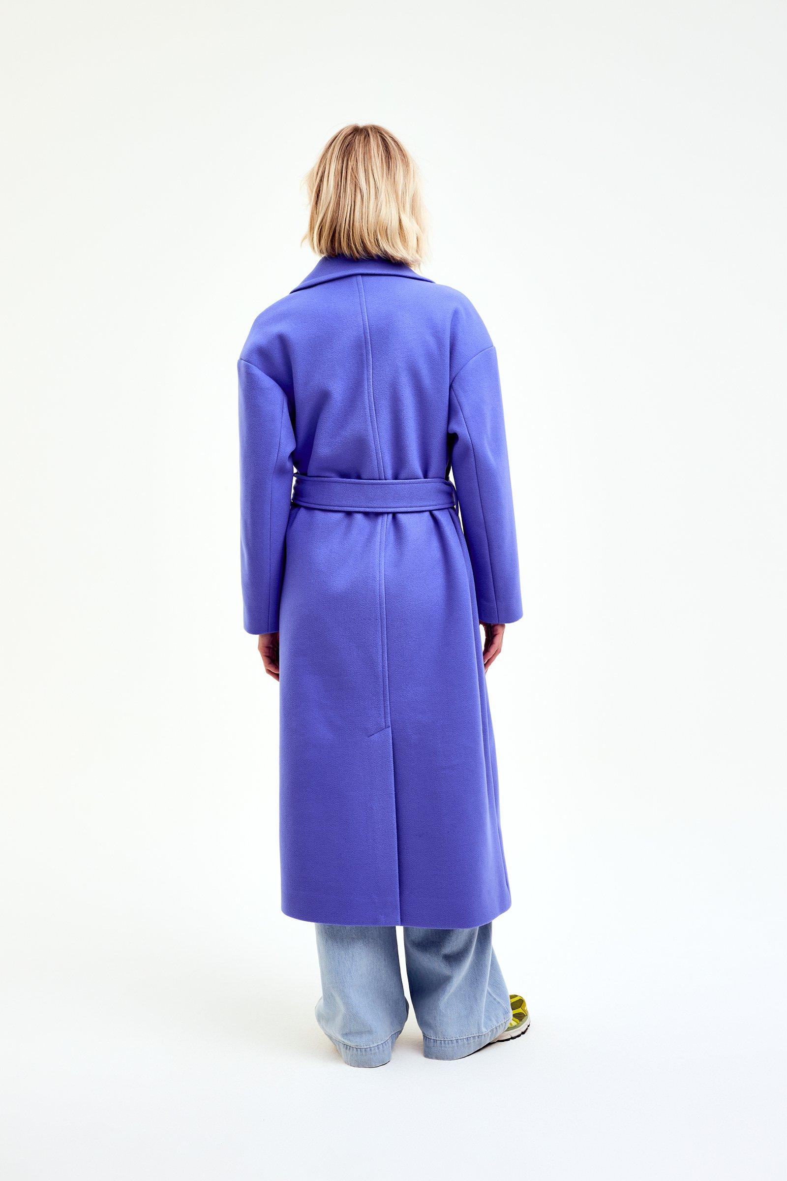 CKS Dames - COMFY - lange jas - blauw