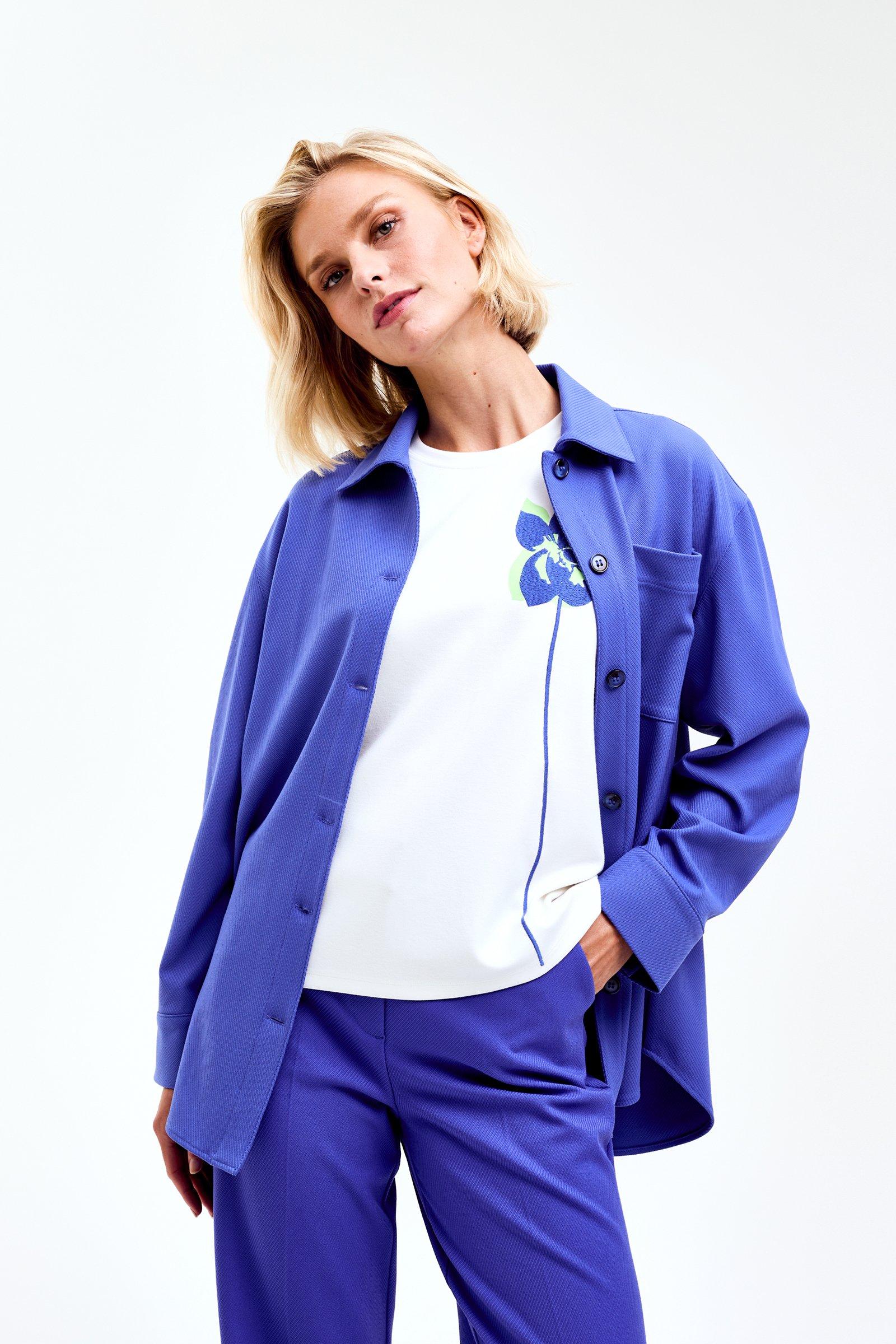 CKS Dames - COSMA - casual jas - blauw