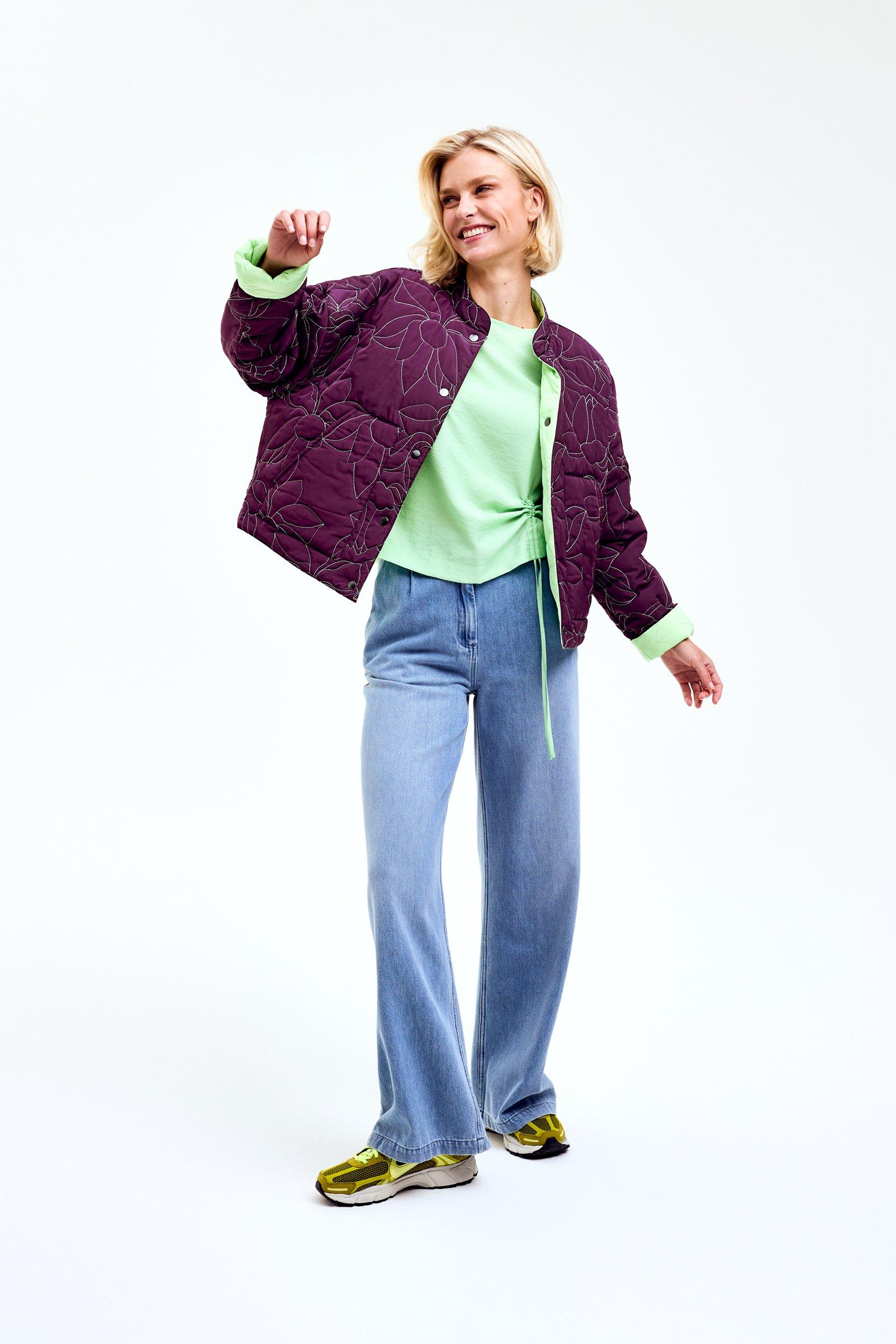 CKS Dames - CREMASY - casualjacket - dark red