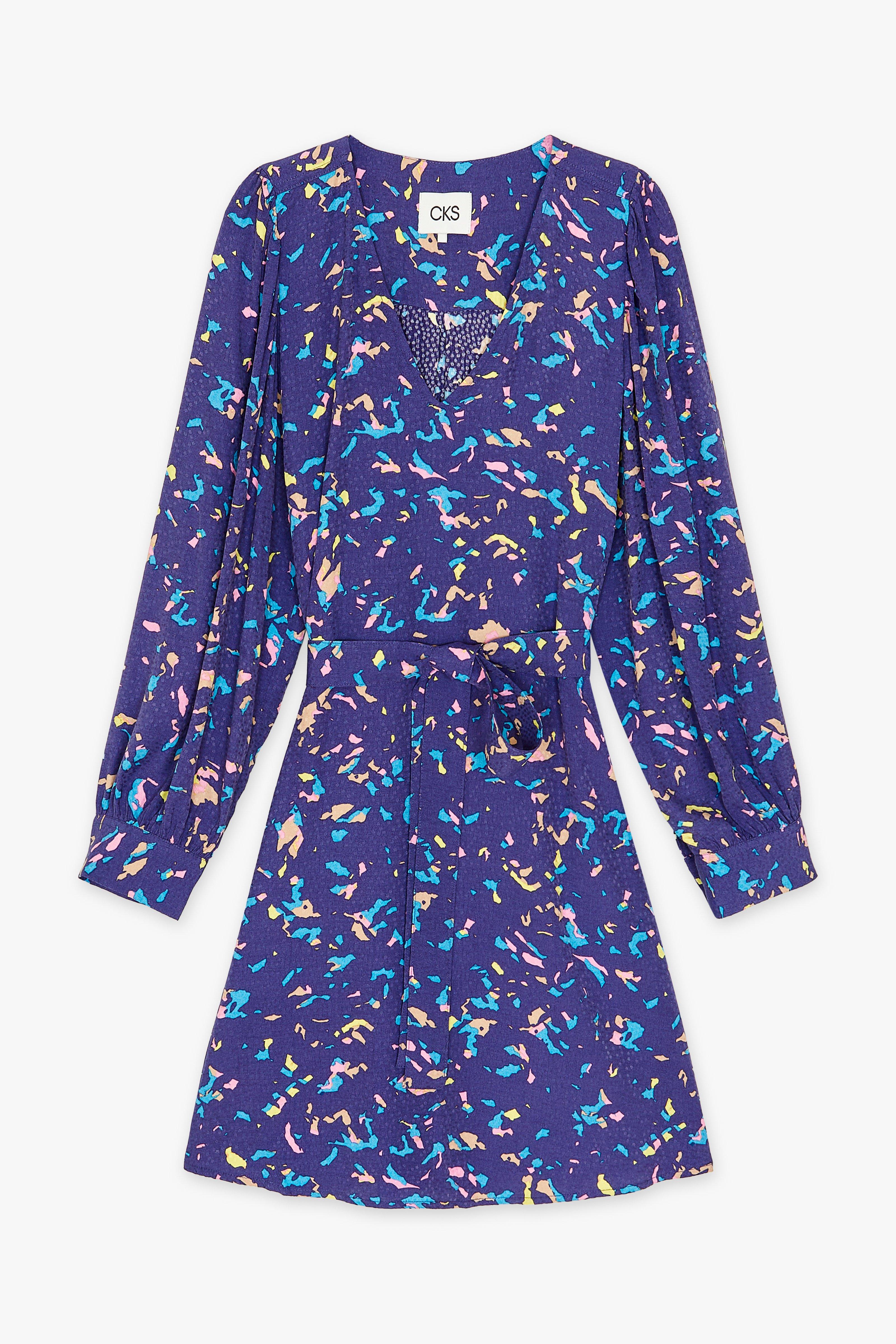 CKS Dames - DAISYS - Kurzes Kleid - Dunkelblau