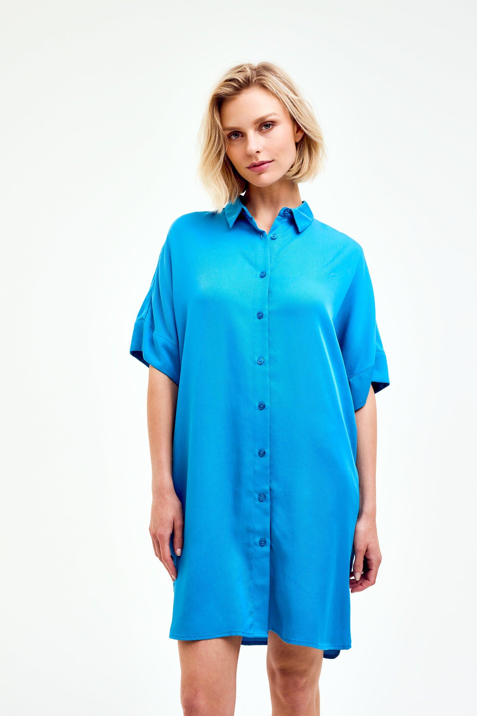 CKS Dames - DAWSON - short dress - vivid blue