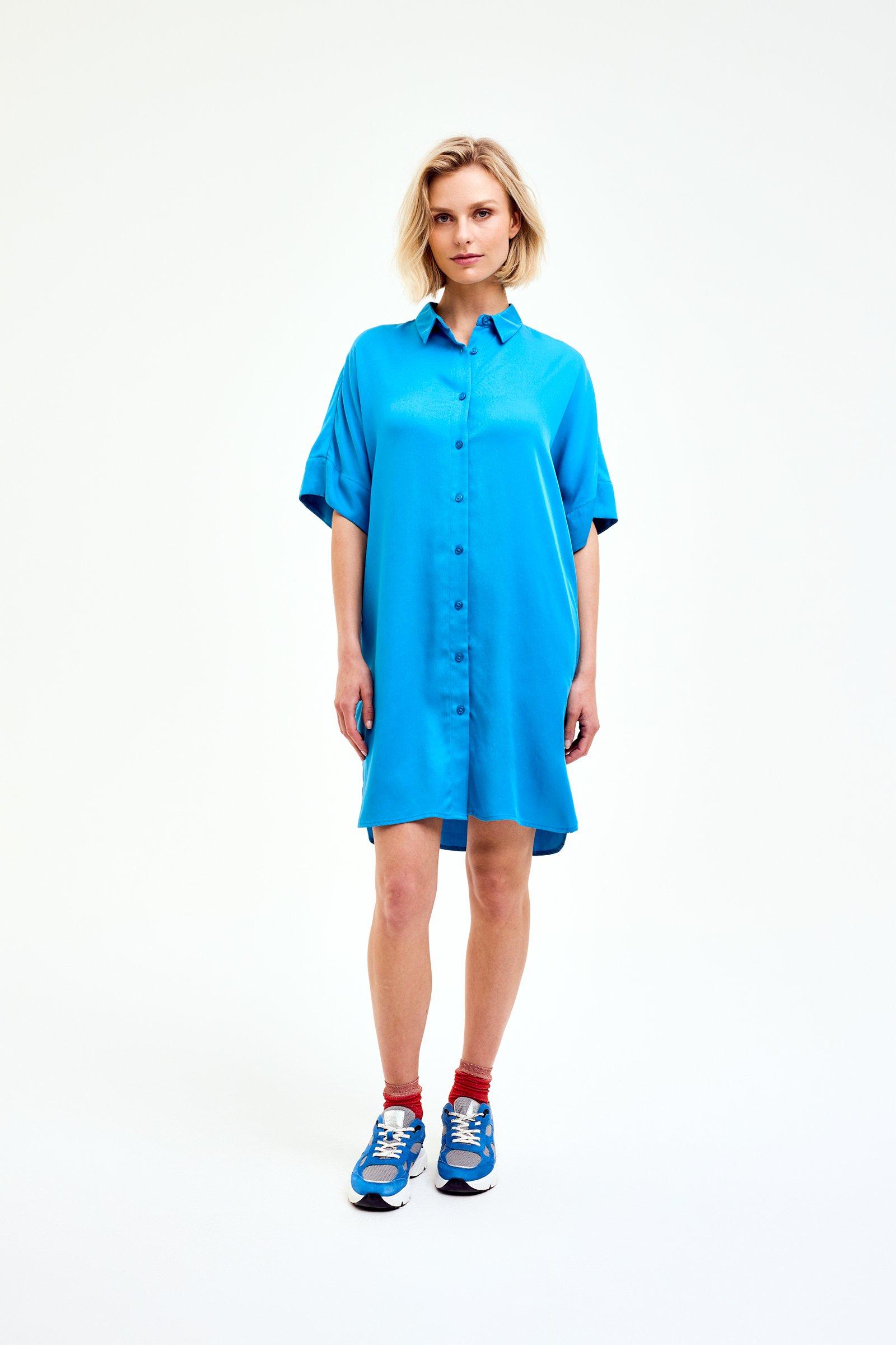 CKS Dames - DAWSON - short dress - vivid blue