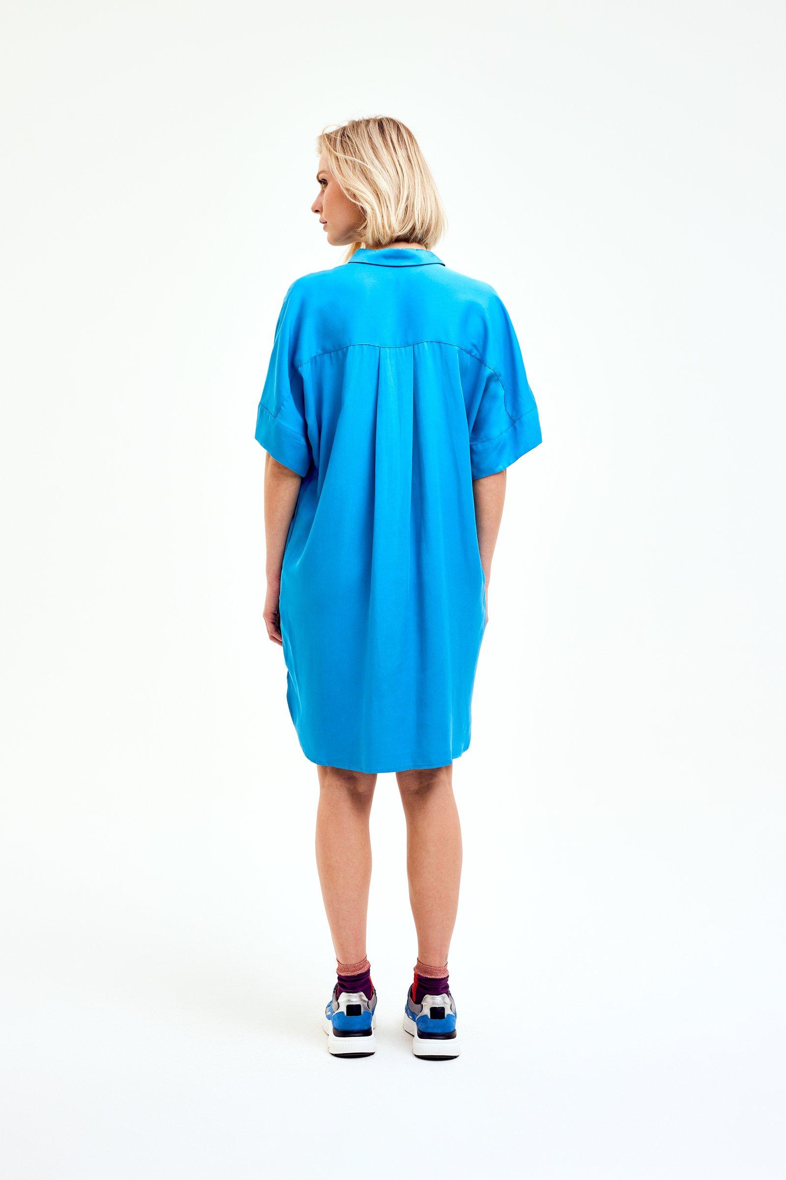 CKS Dames - DAWSON - short dress - vivid blue
