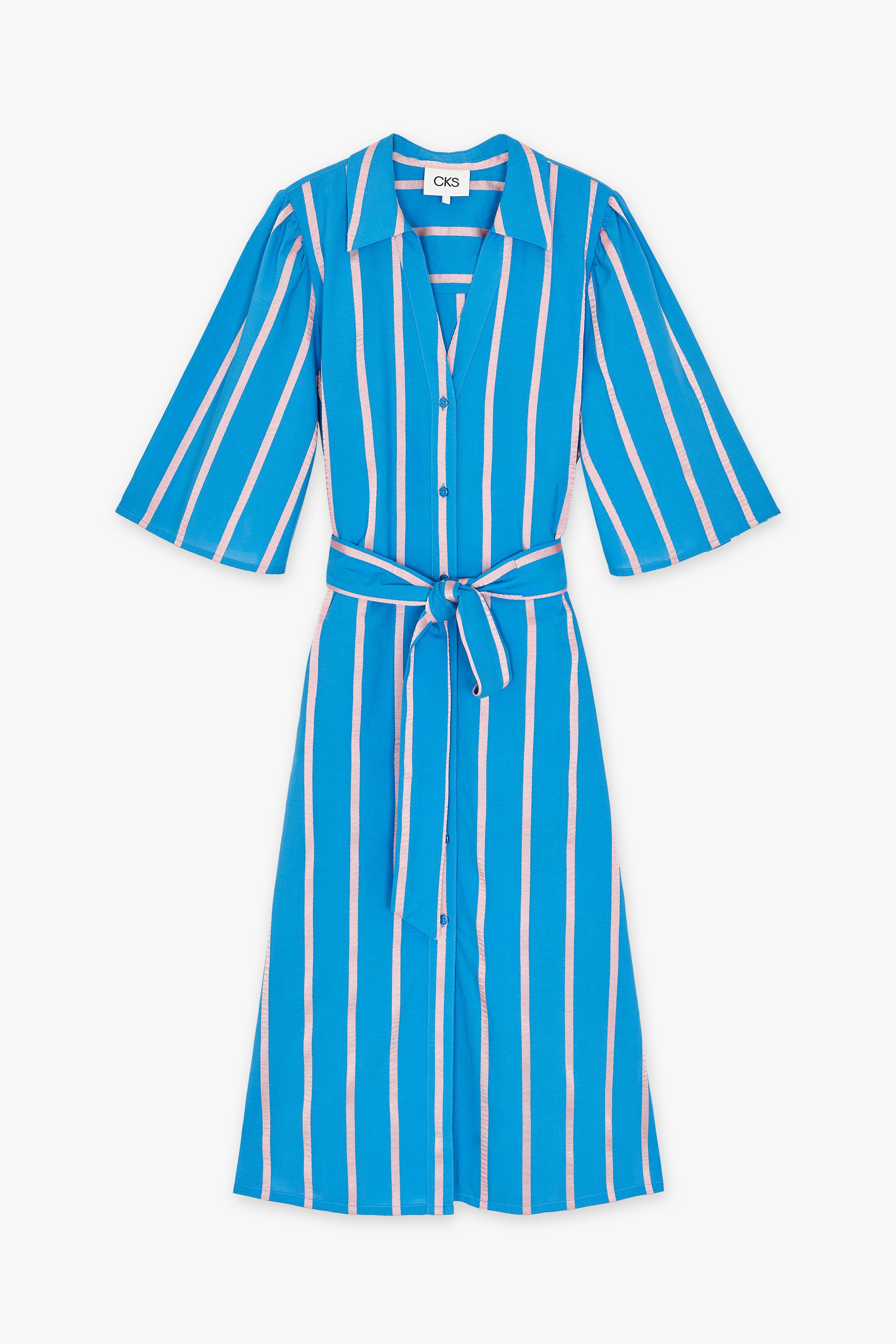 CKS Dames - DIOXONE - robe midi - bleu vif