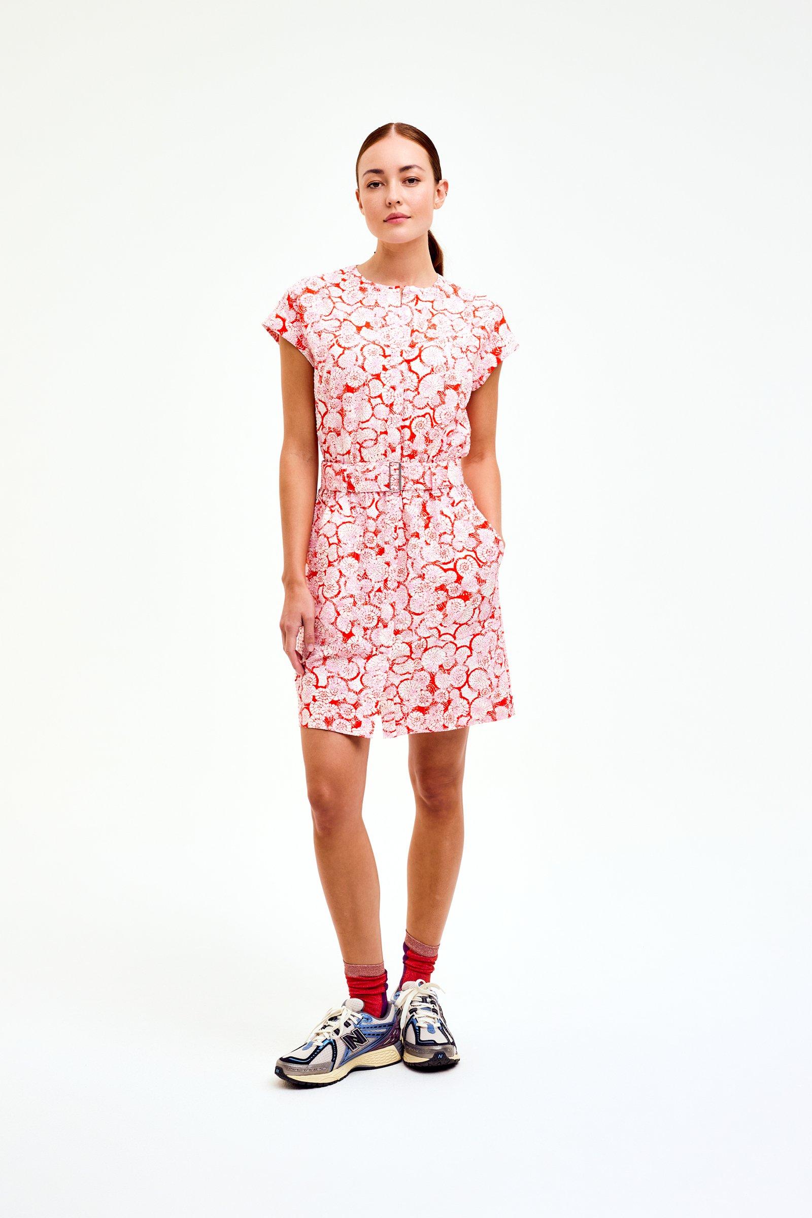 CKS Dames - DIVE - short dress - bright orange
