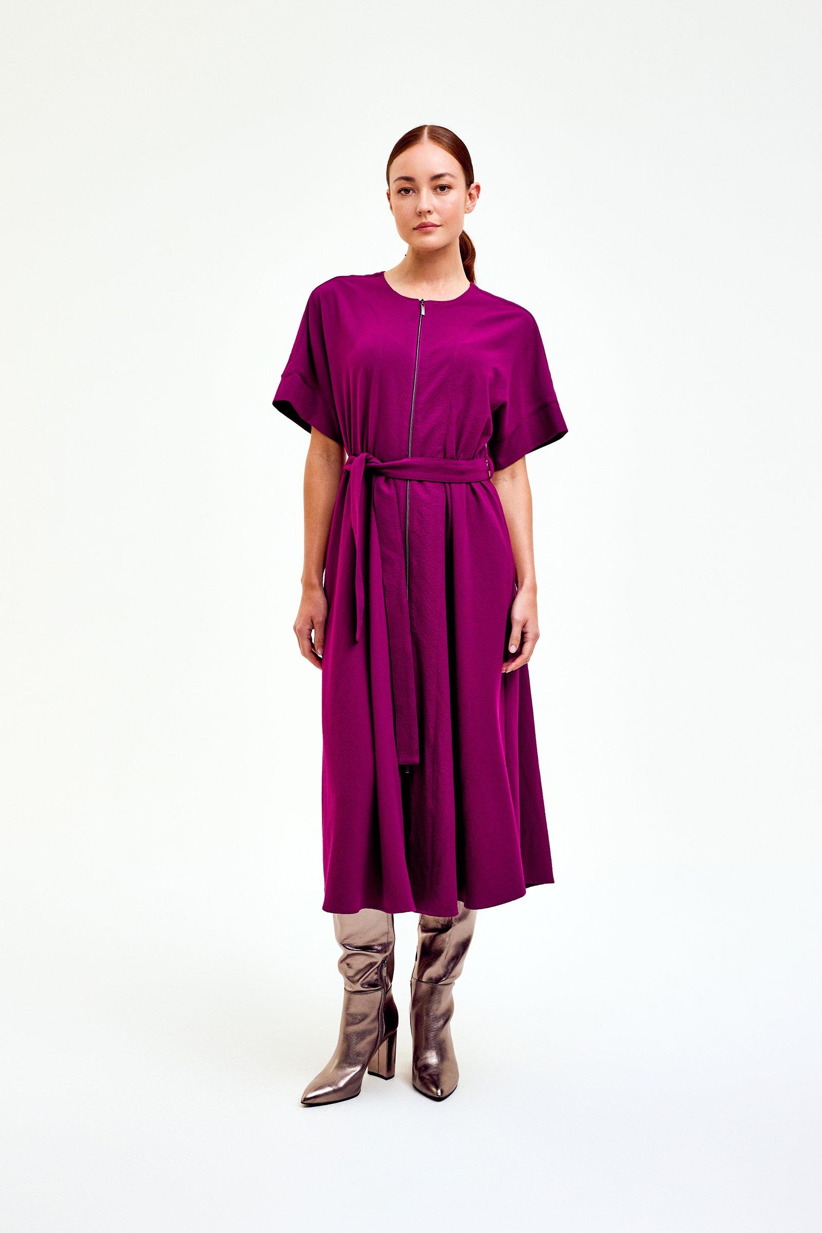 CKS Dames - DREAM - robe midi - violet