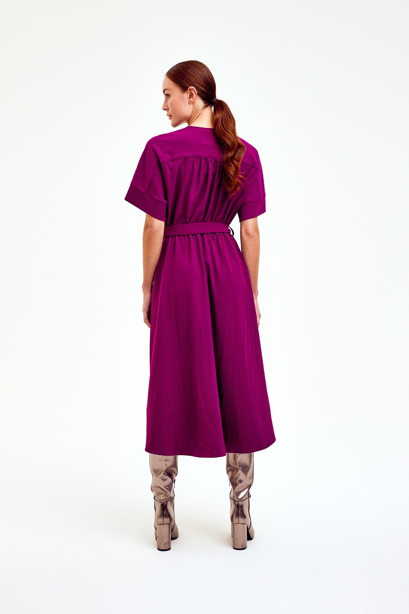 CKS Dames - DREAM - robe midi - violet