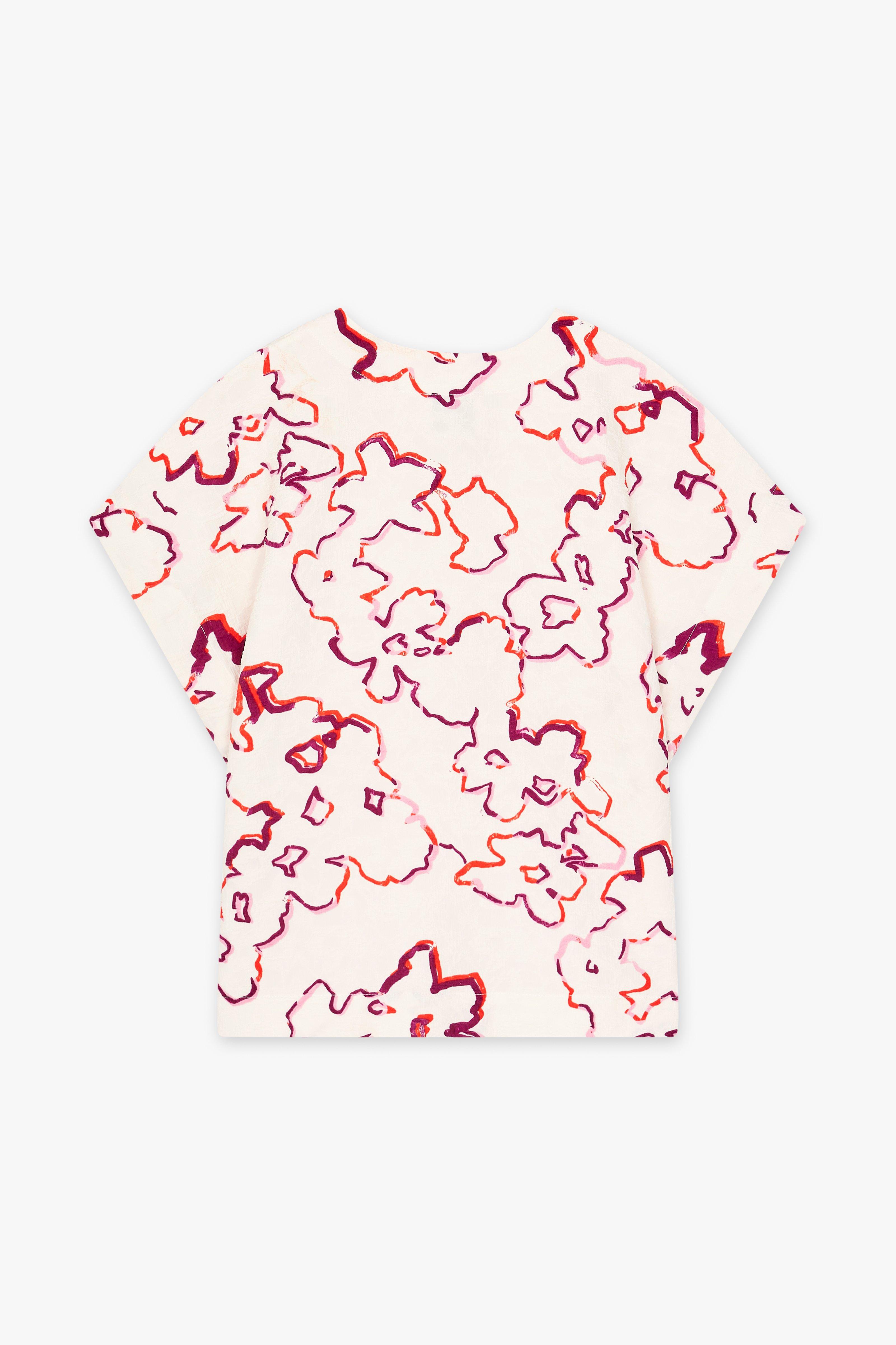 CKS Dames - SABA - blouse korte mouwen - wit