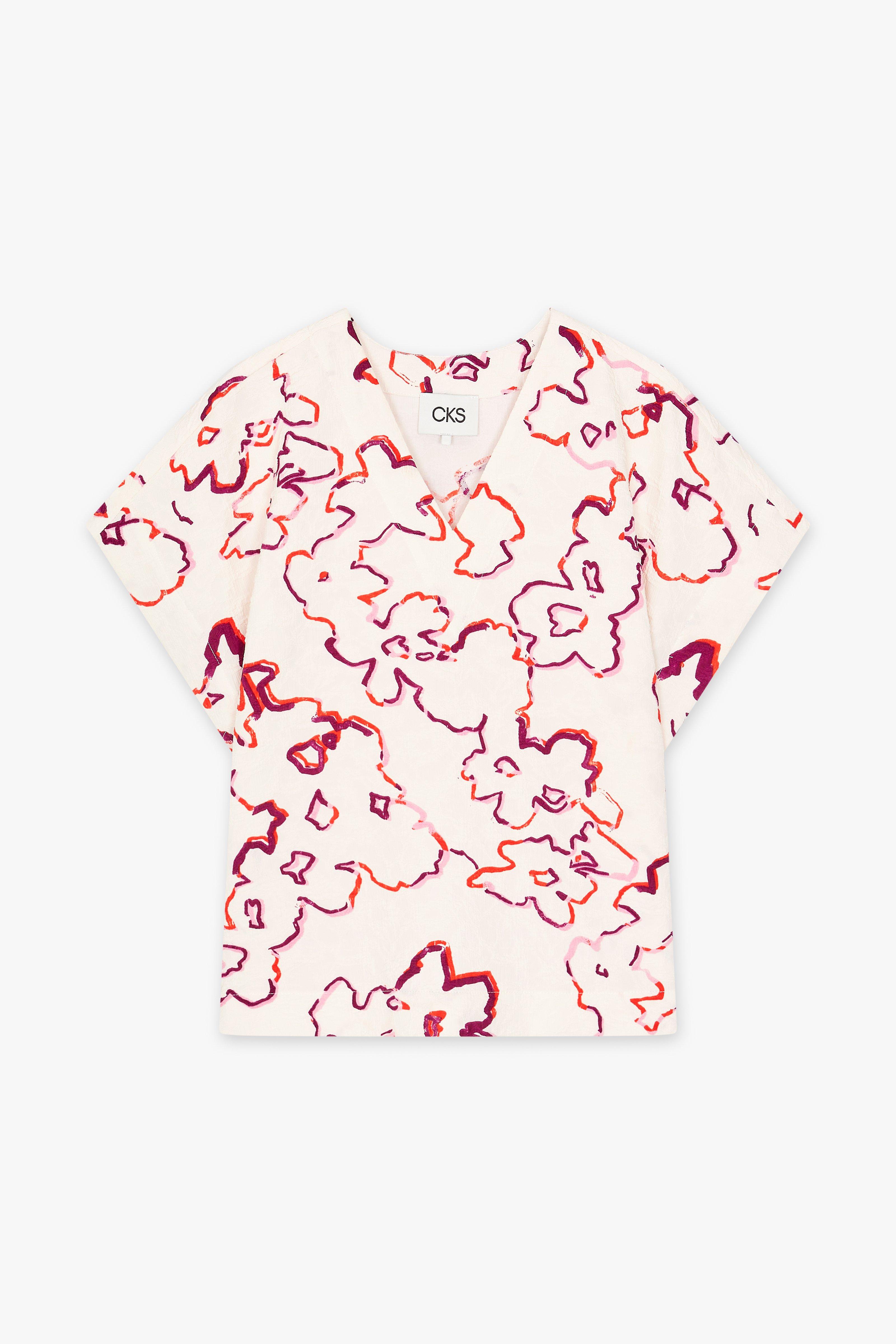 CKS Dames - SABA - blouse lange mouwen - wit