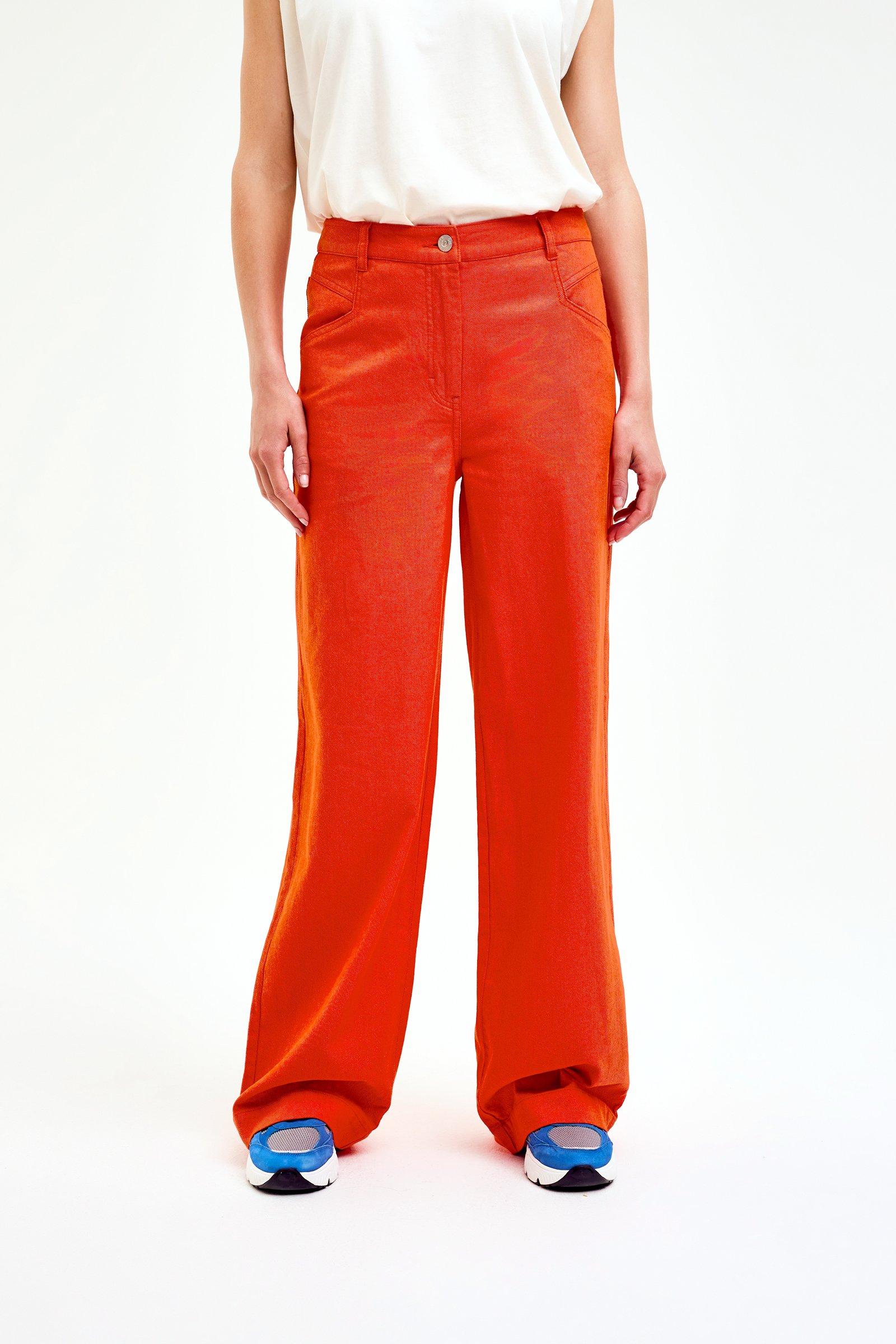 CKS Dames - JAKE - jeans longs - orange vif