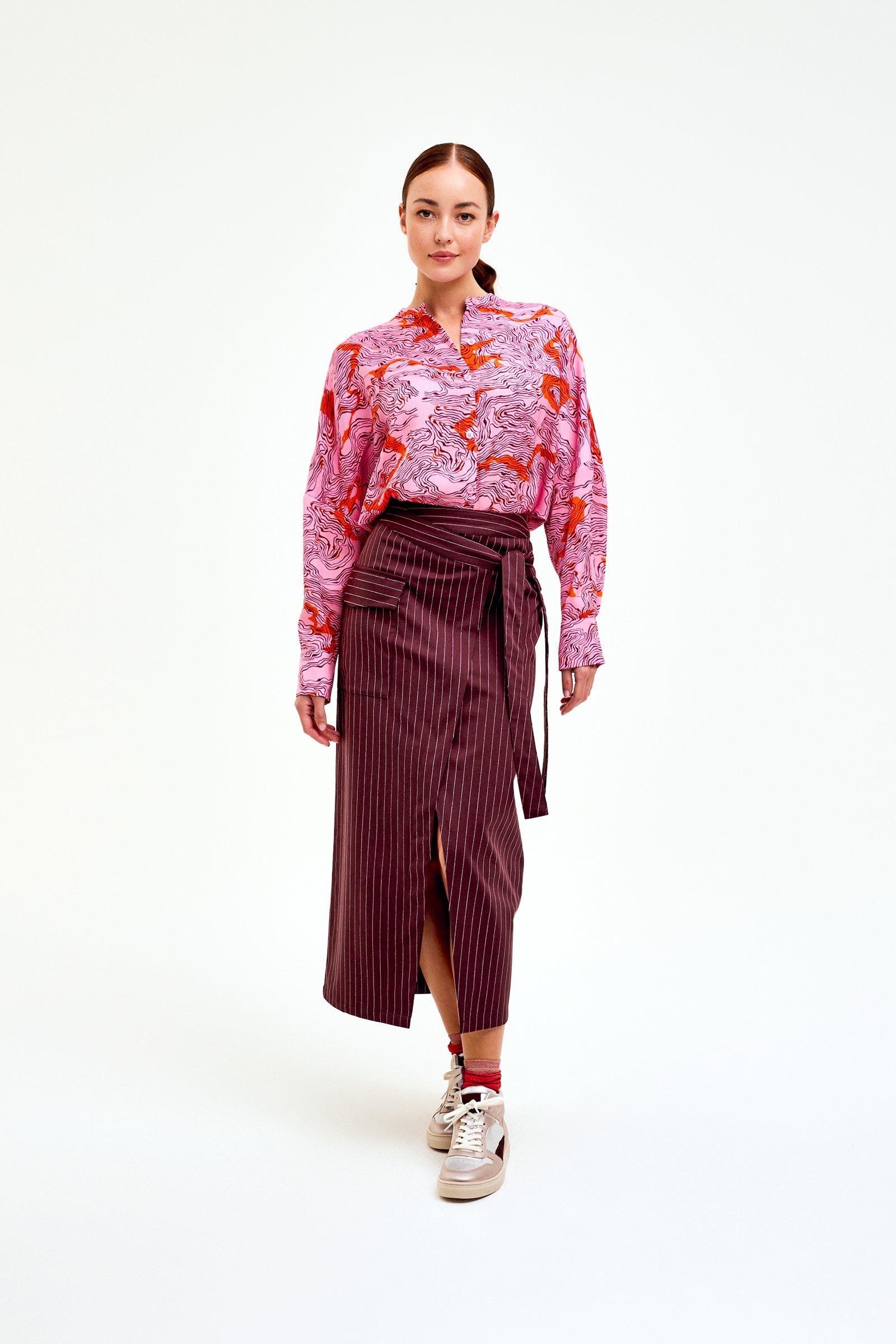 CKS Dames - JAZNA - blouse korte mouwen - lichtroze