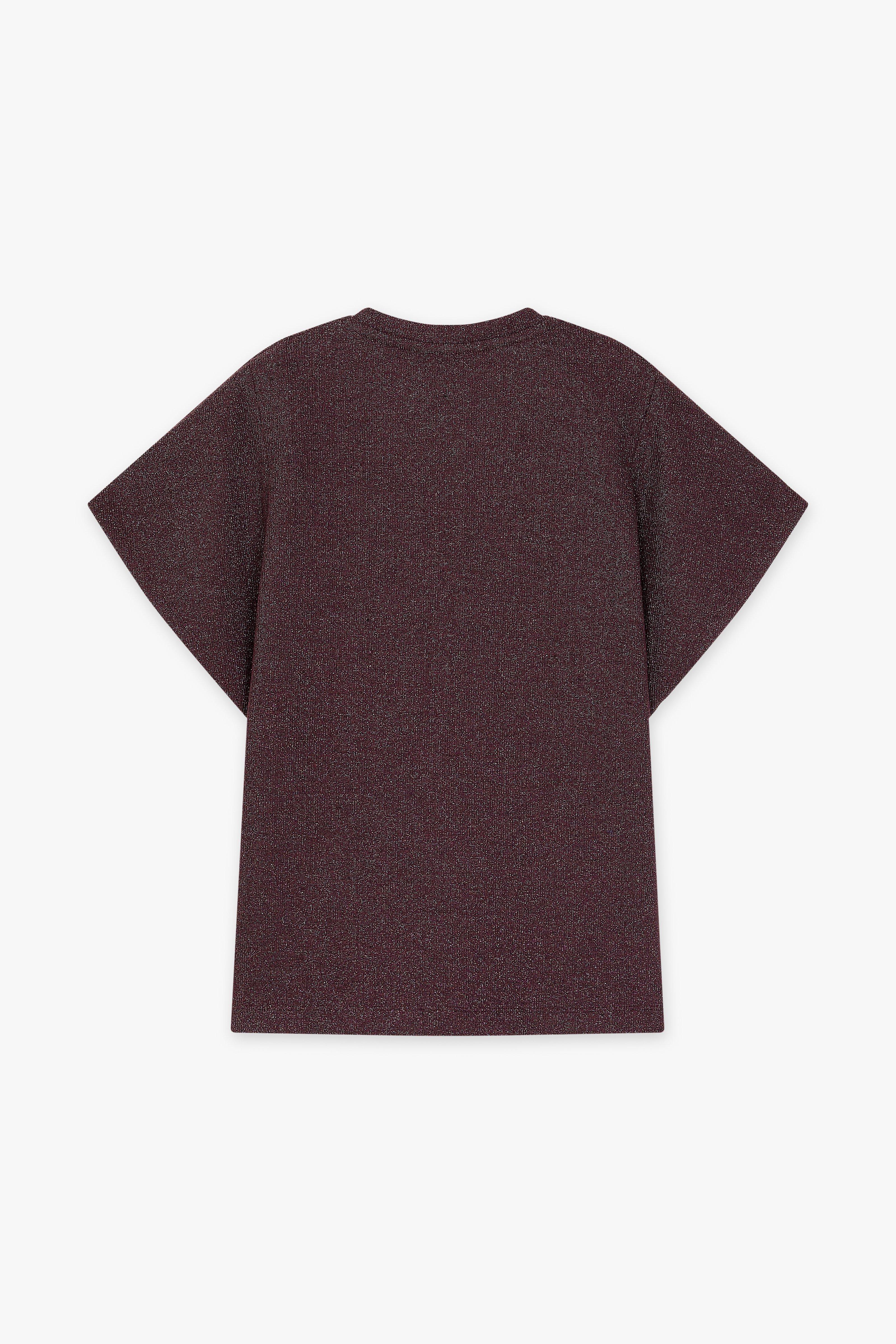 CKS Dames - JAZZLESS - t-shirt korte mouwen - donkerrood
