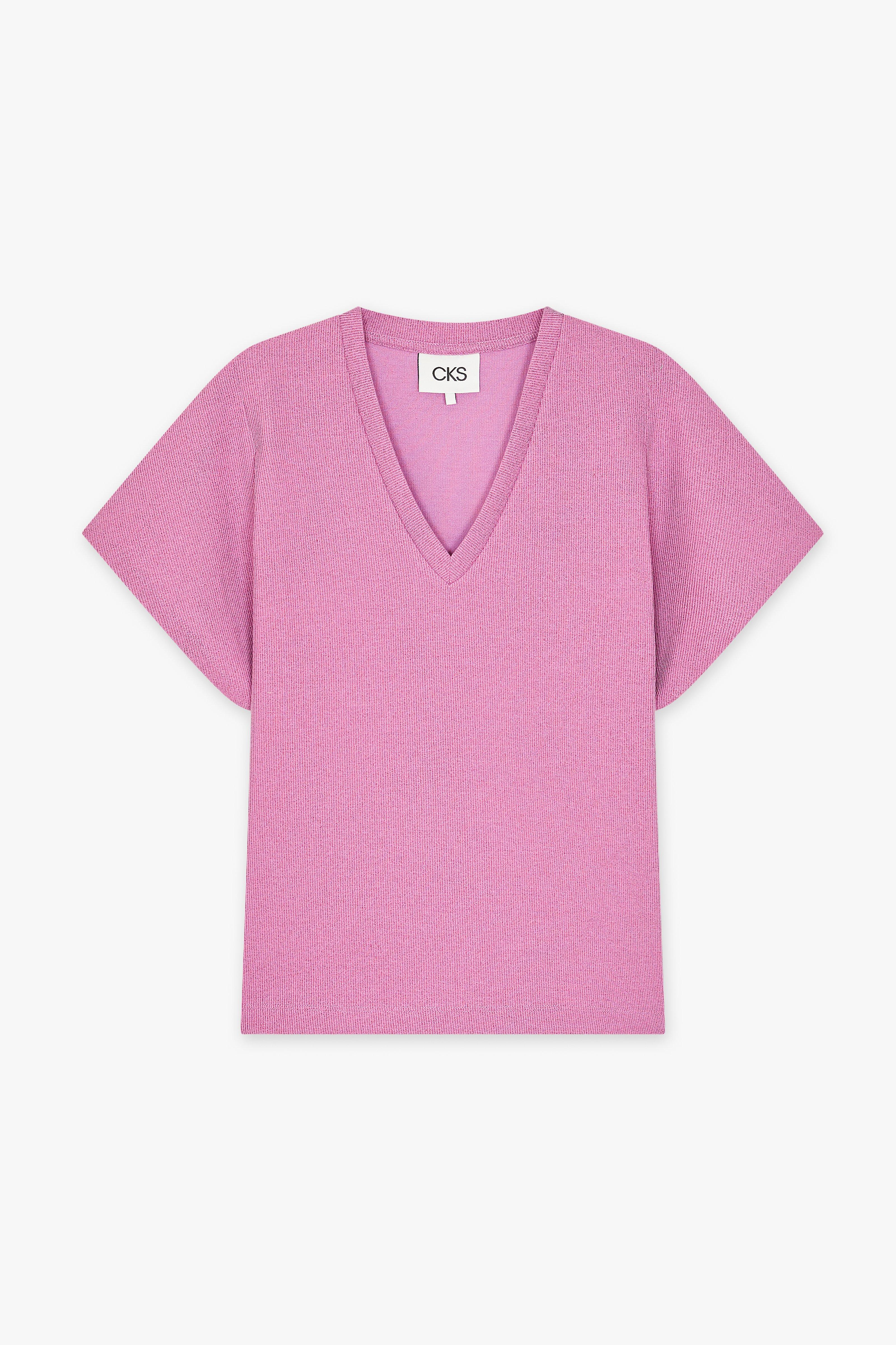 CKS Dames - JAZZLESS - T-Shirt Kurzarm - Rosa