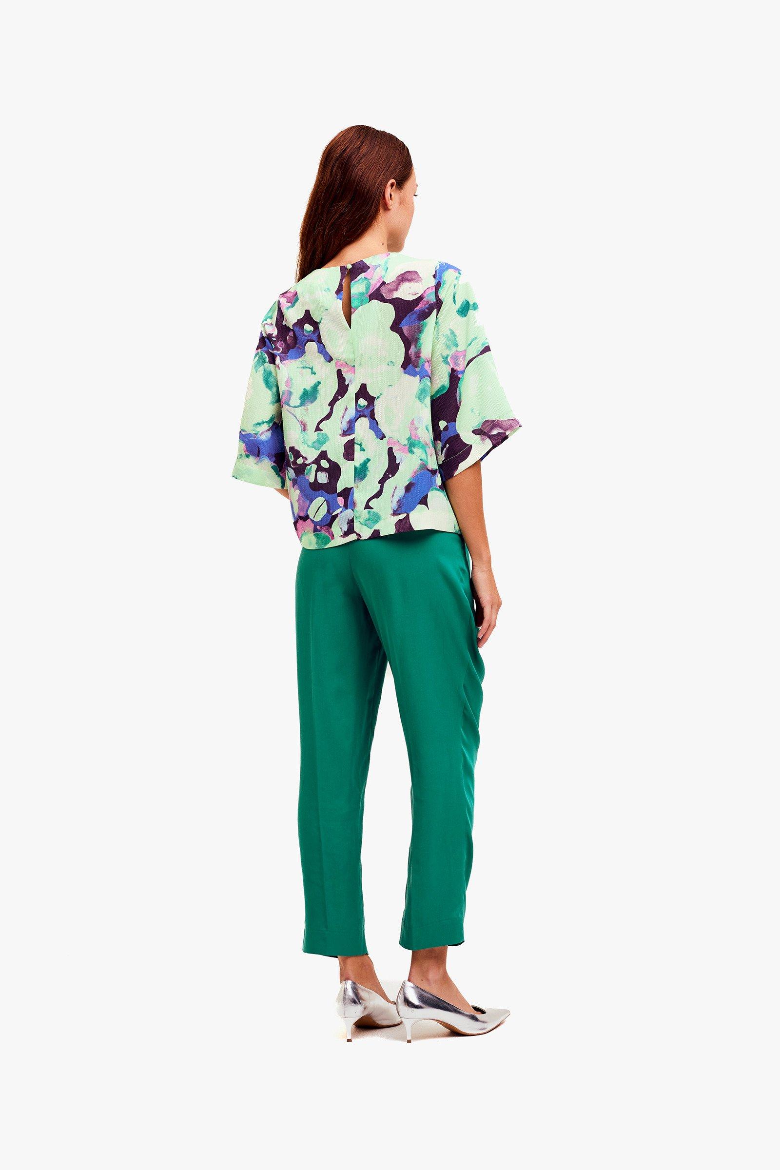CKS Dames - LAHTI - ankle trousers - dark green