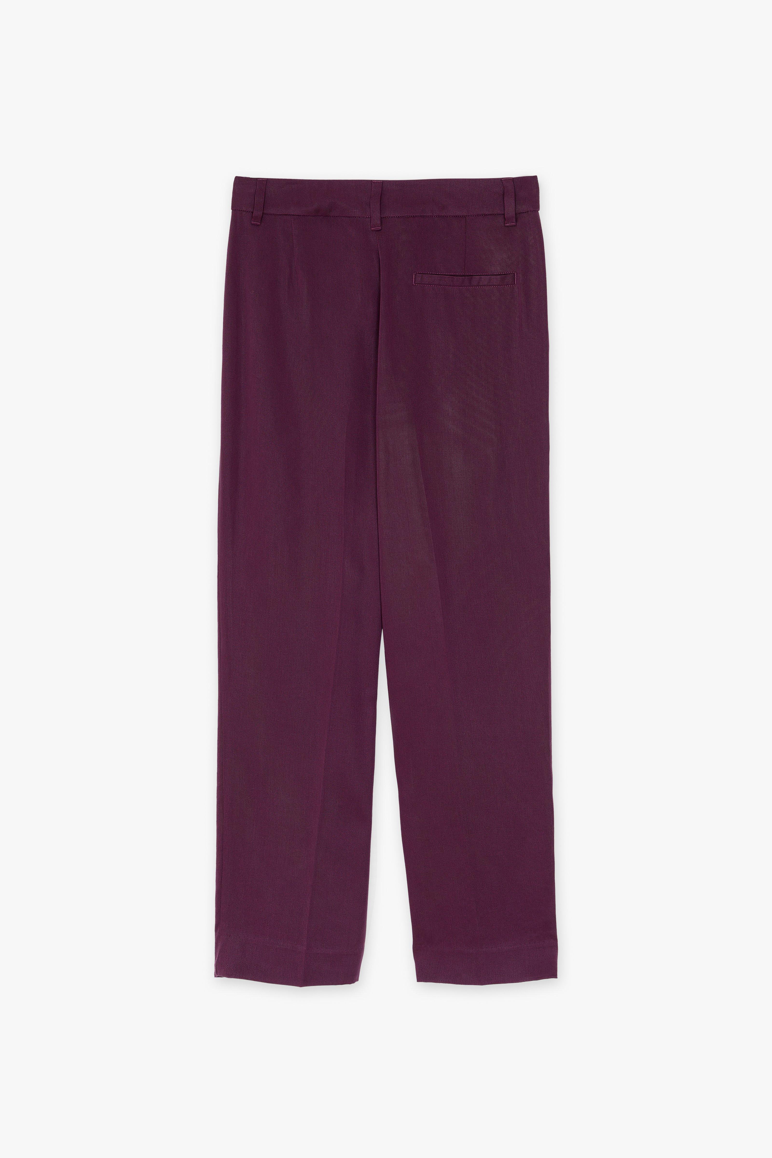 CKS Dames - LAHTI - ankle trousers - dark red