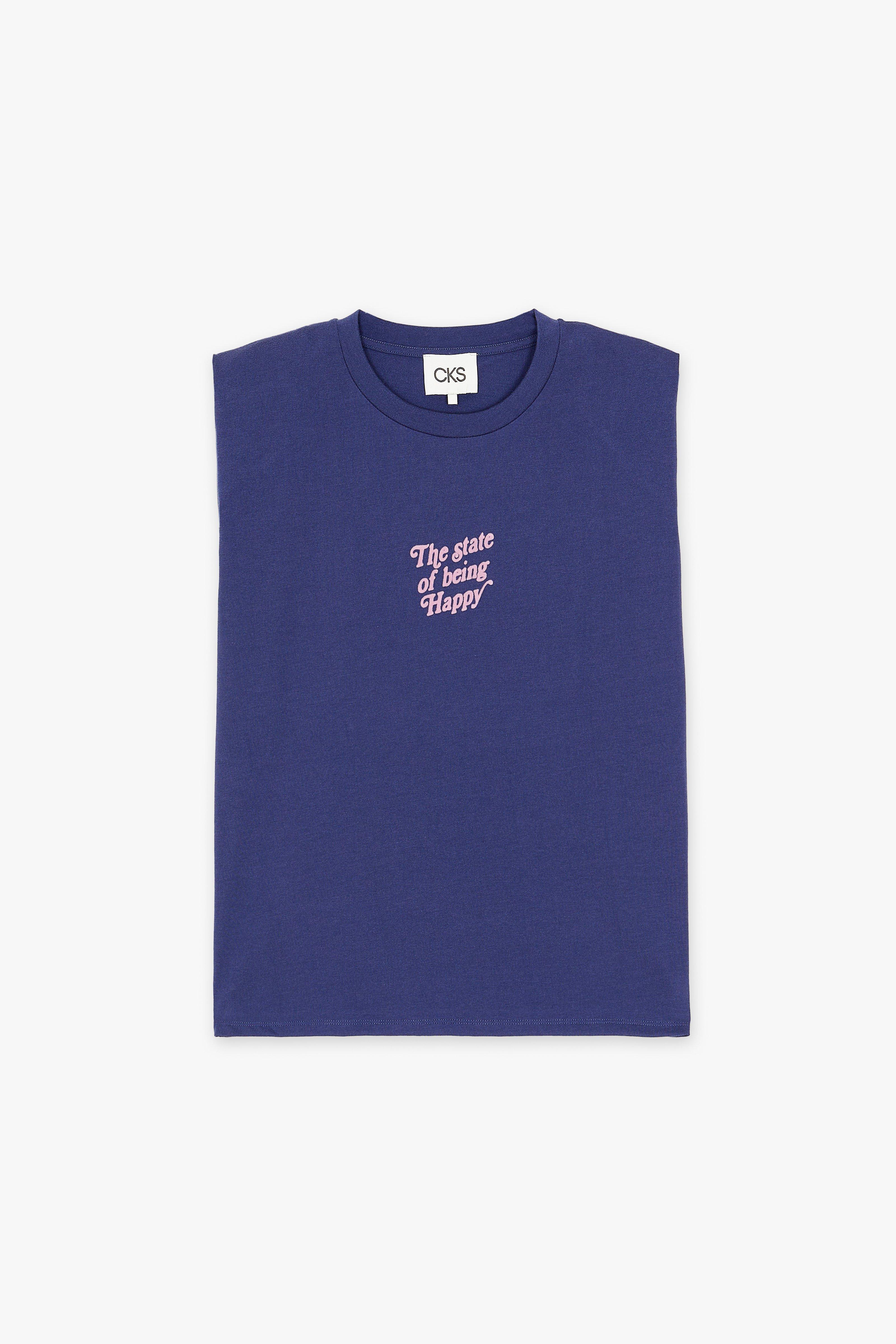 CKS Dames - LINDA - T-Shirt Kurzarm - Dunkelblau
