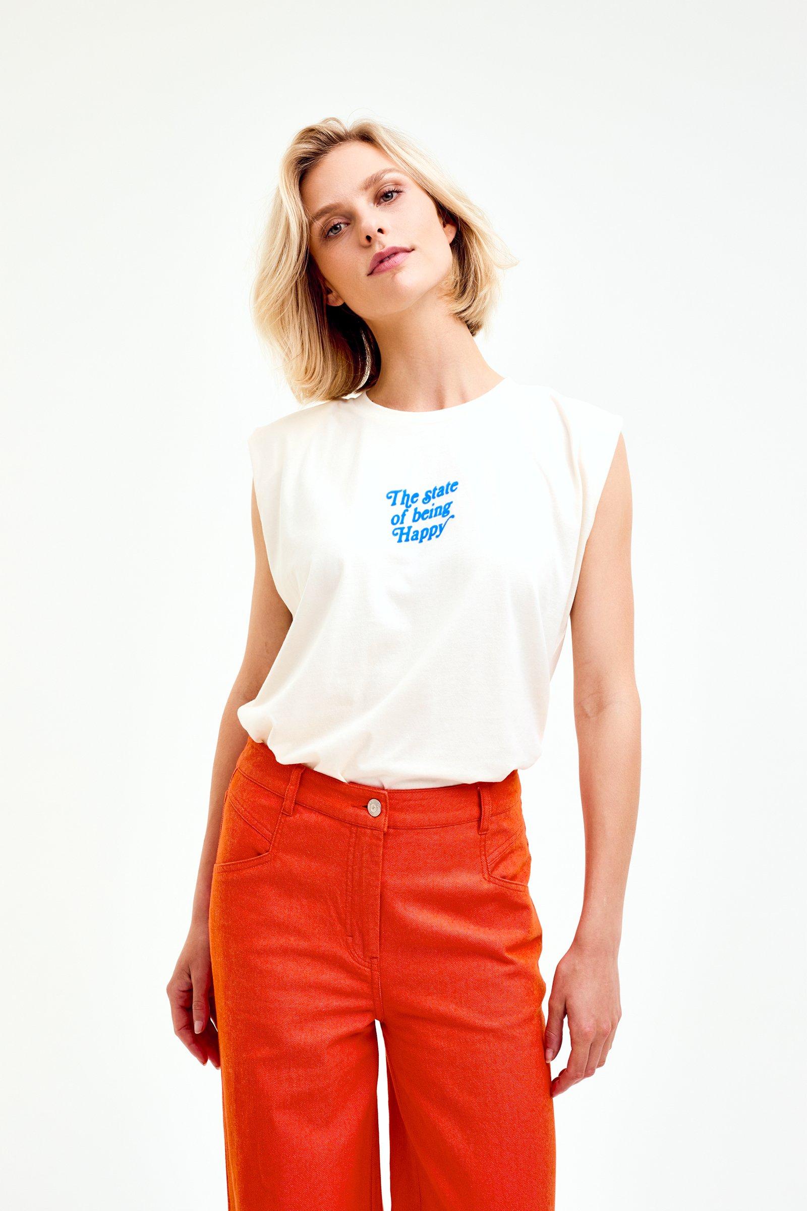 CKS Dames - LINDA - t-shirt à manches courtes - blanc