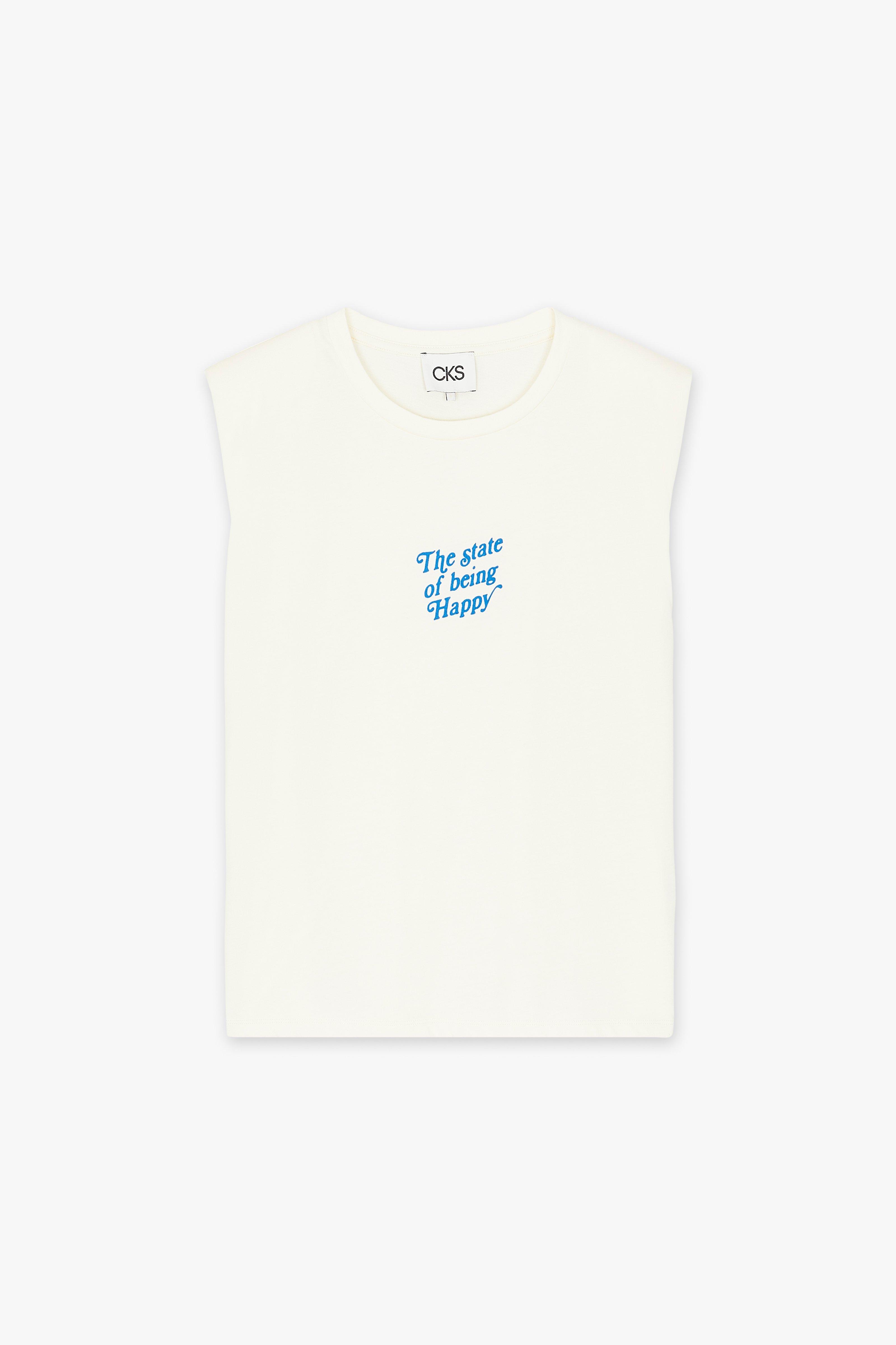 CKS Dames - LINDA - t-shirt à manches courtes - blanc