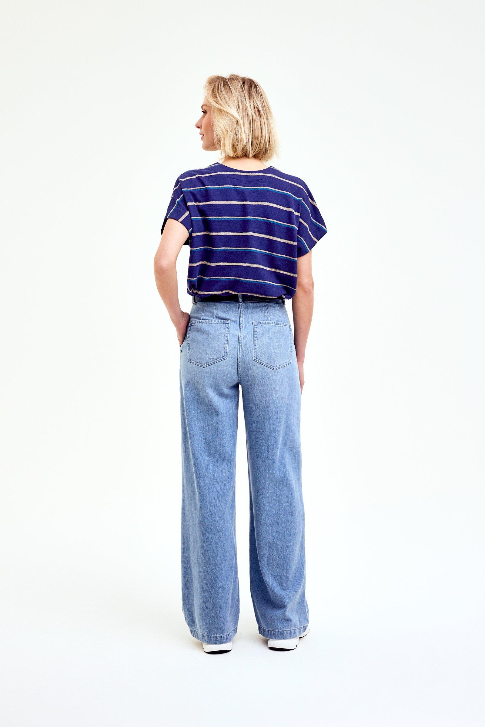 CKS Dames - SABA - t-shirt short sleeves - dark blue
