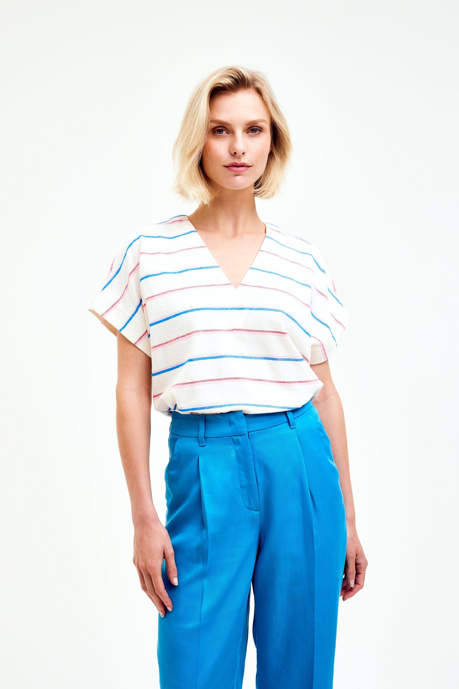 CKS Dames - SABA - t-shirt korte mouwen - wit