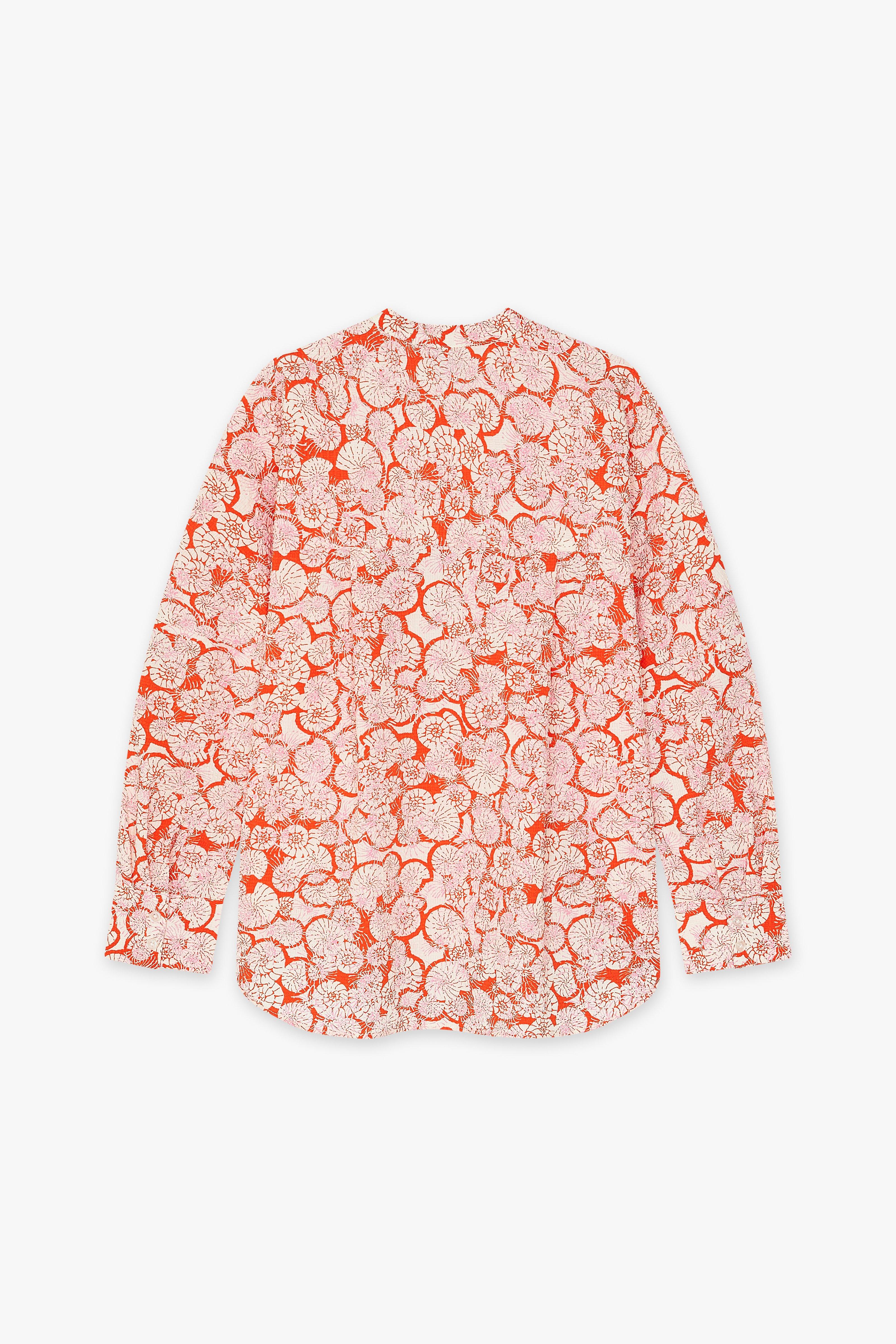 CKS Dames - SAZNA - blouse korte mouwen - feloranje