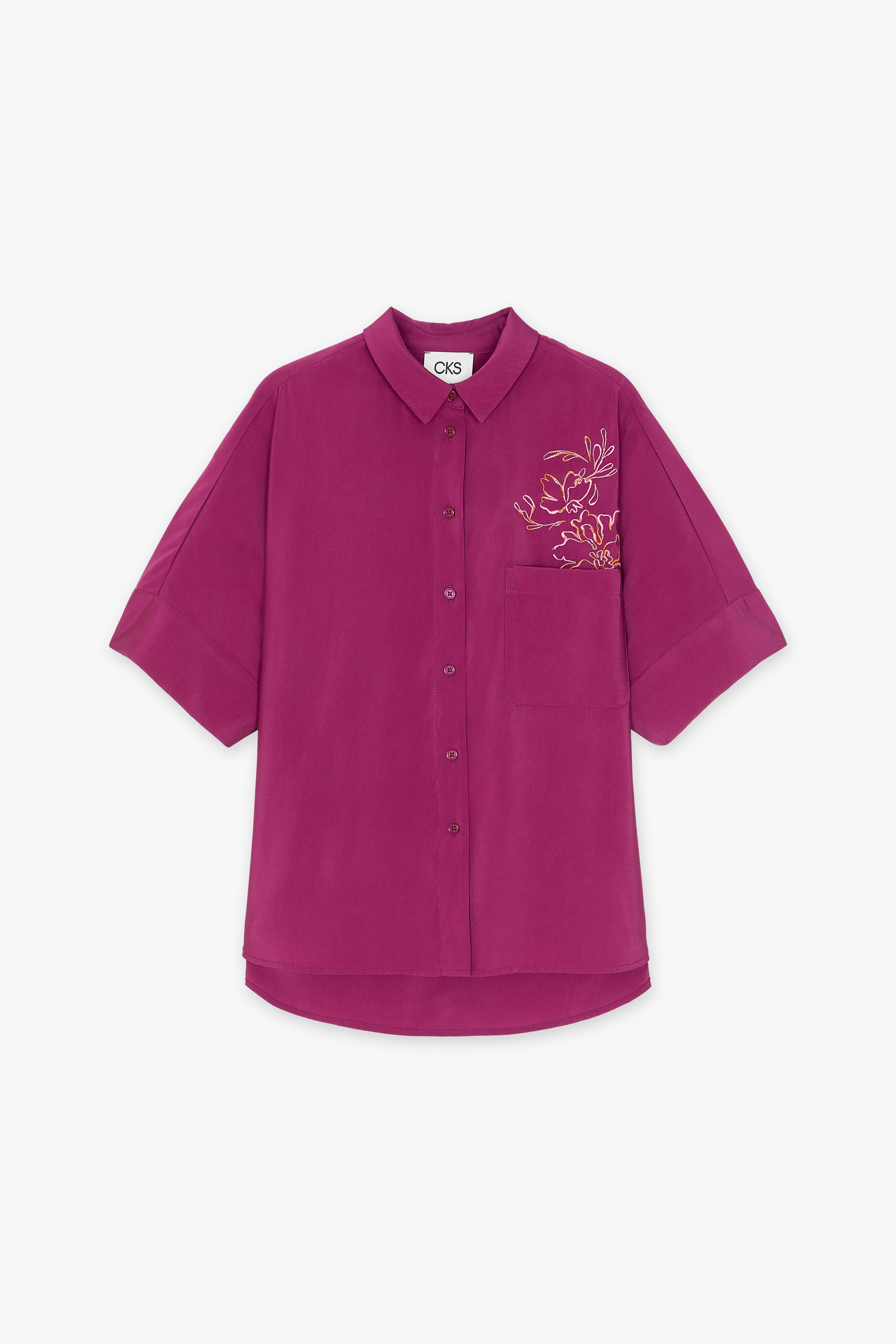 CKS Dames - SELAH - blouse lange mouwen - paars