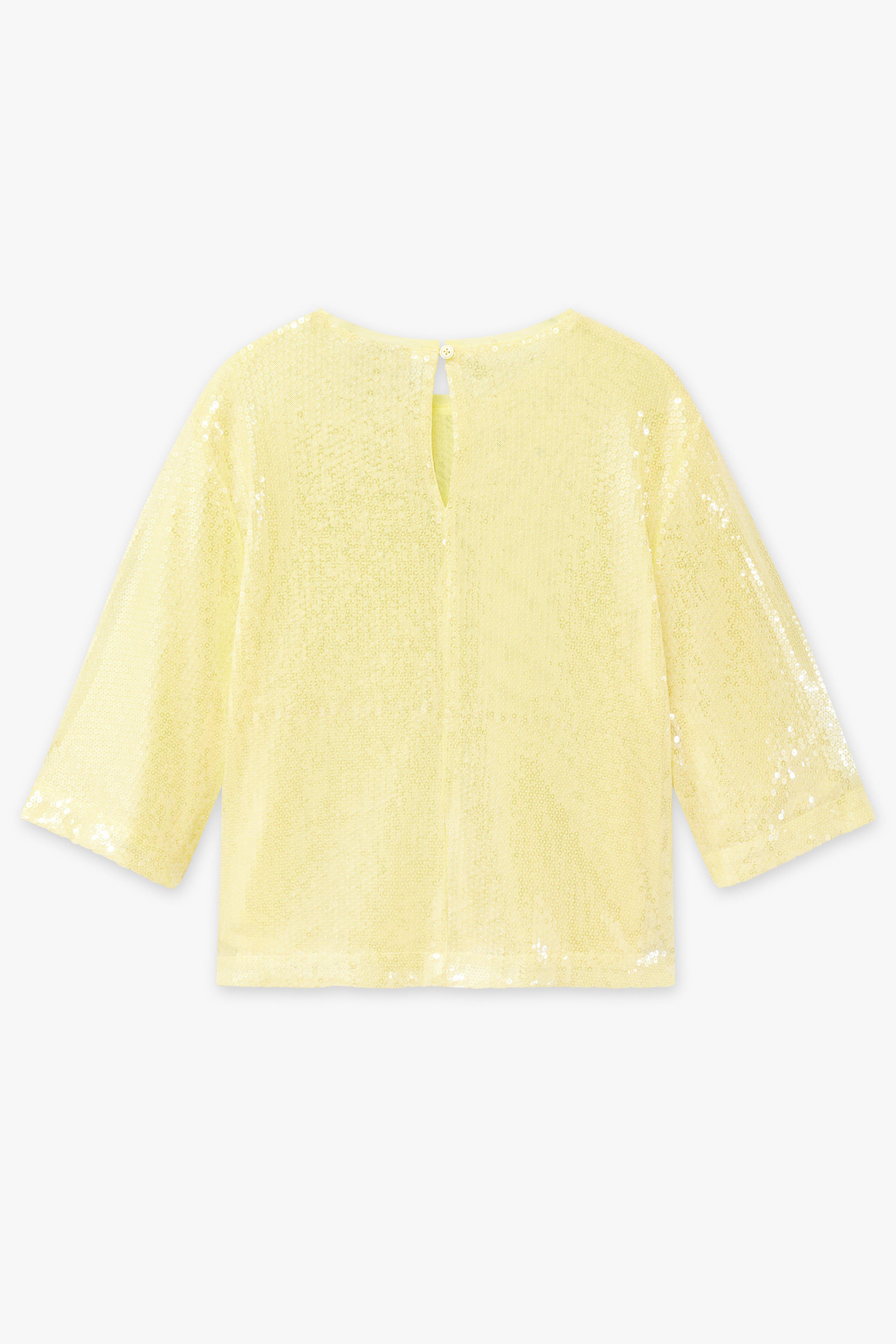 CKS Dames - TIRIAS - blouse lange mouwen - lichtgeel