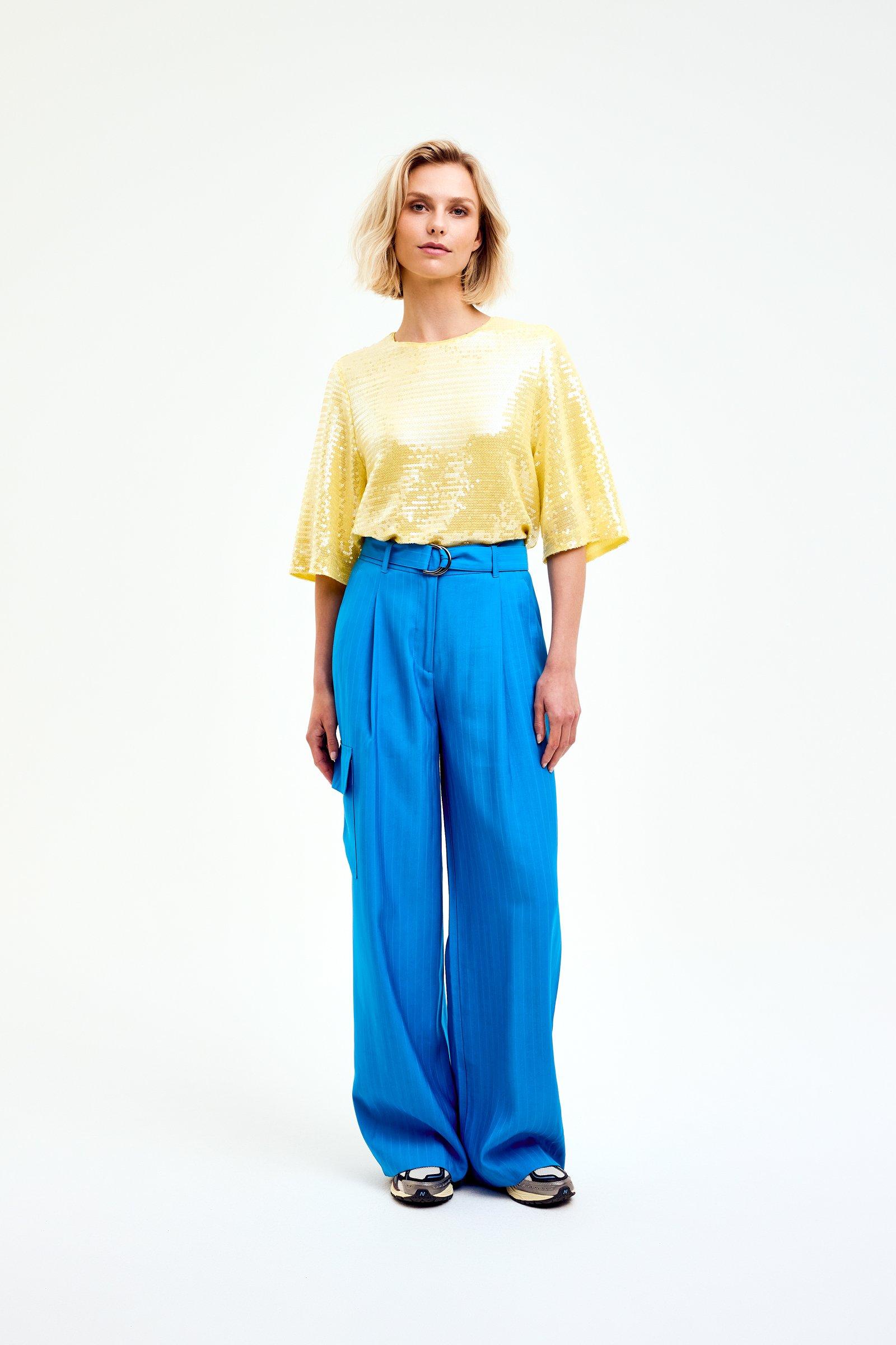CKS Dames - TIRIAS - blouse lange mouwen - lichtgeel