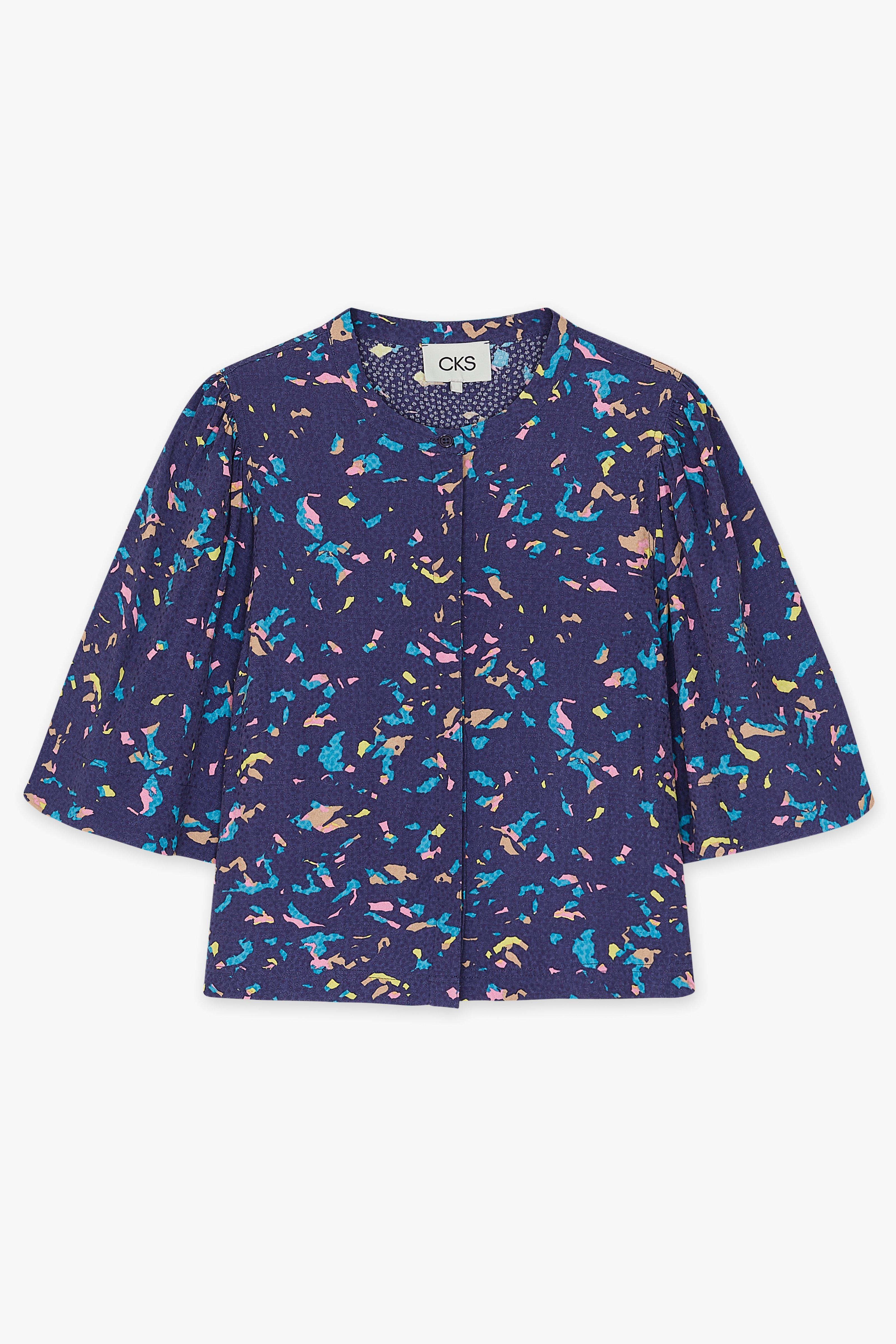 CKS Dames - SISLA - blouse lange mouwen - donkerblauw