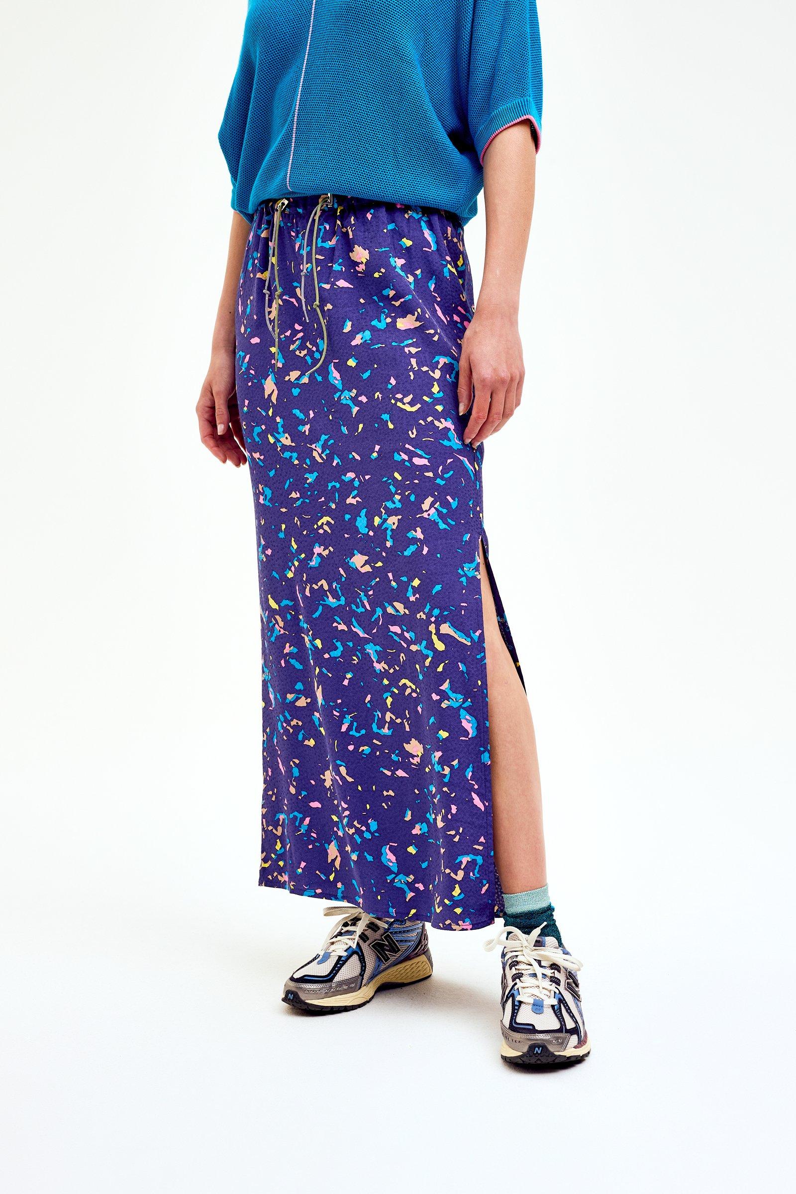 CKS Dames - SKATE - long skirt - dark blue