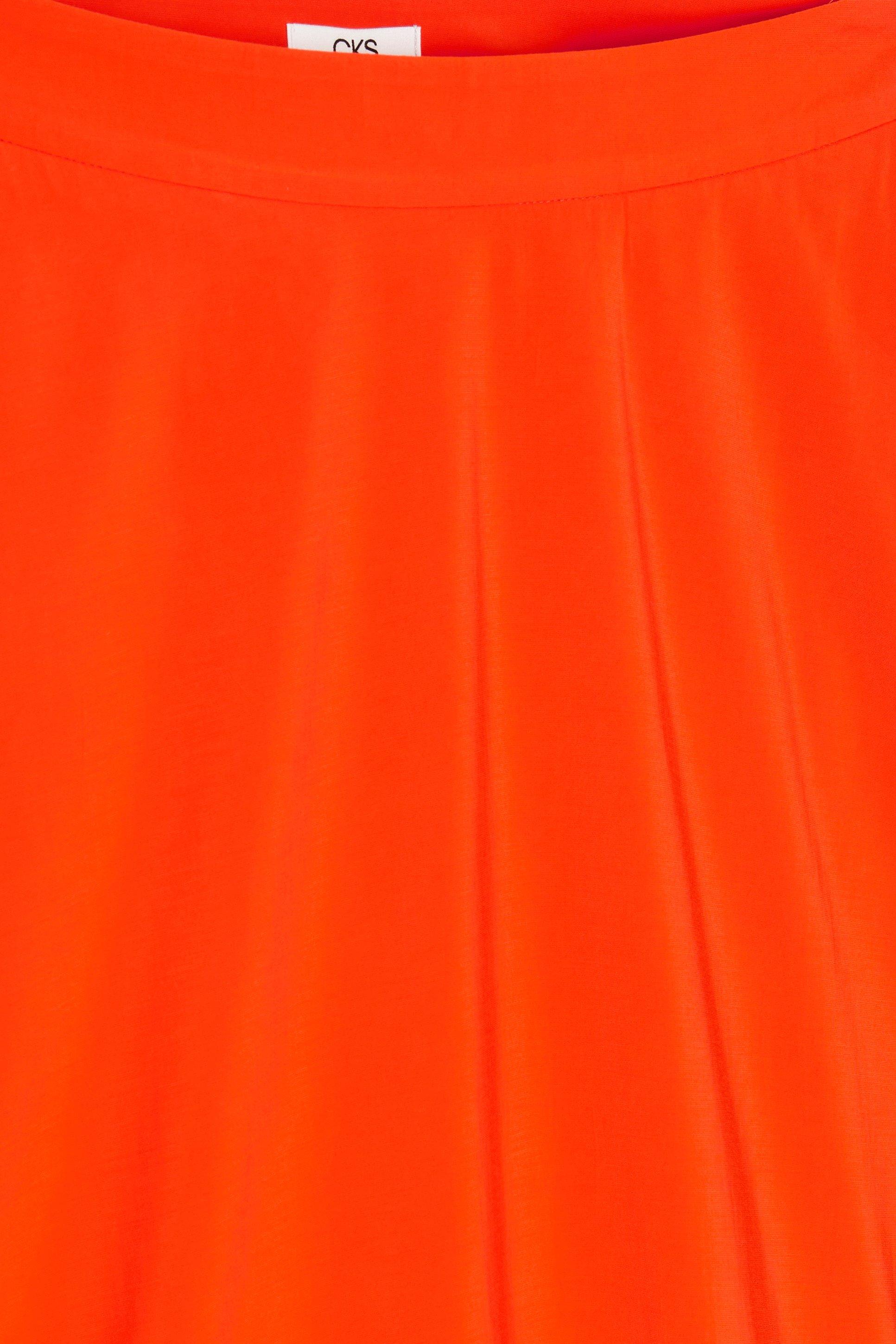 CKS Dames - SKOP - midi skirt - bright orange