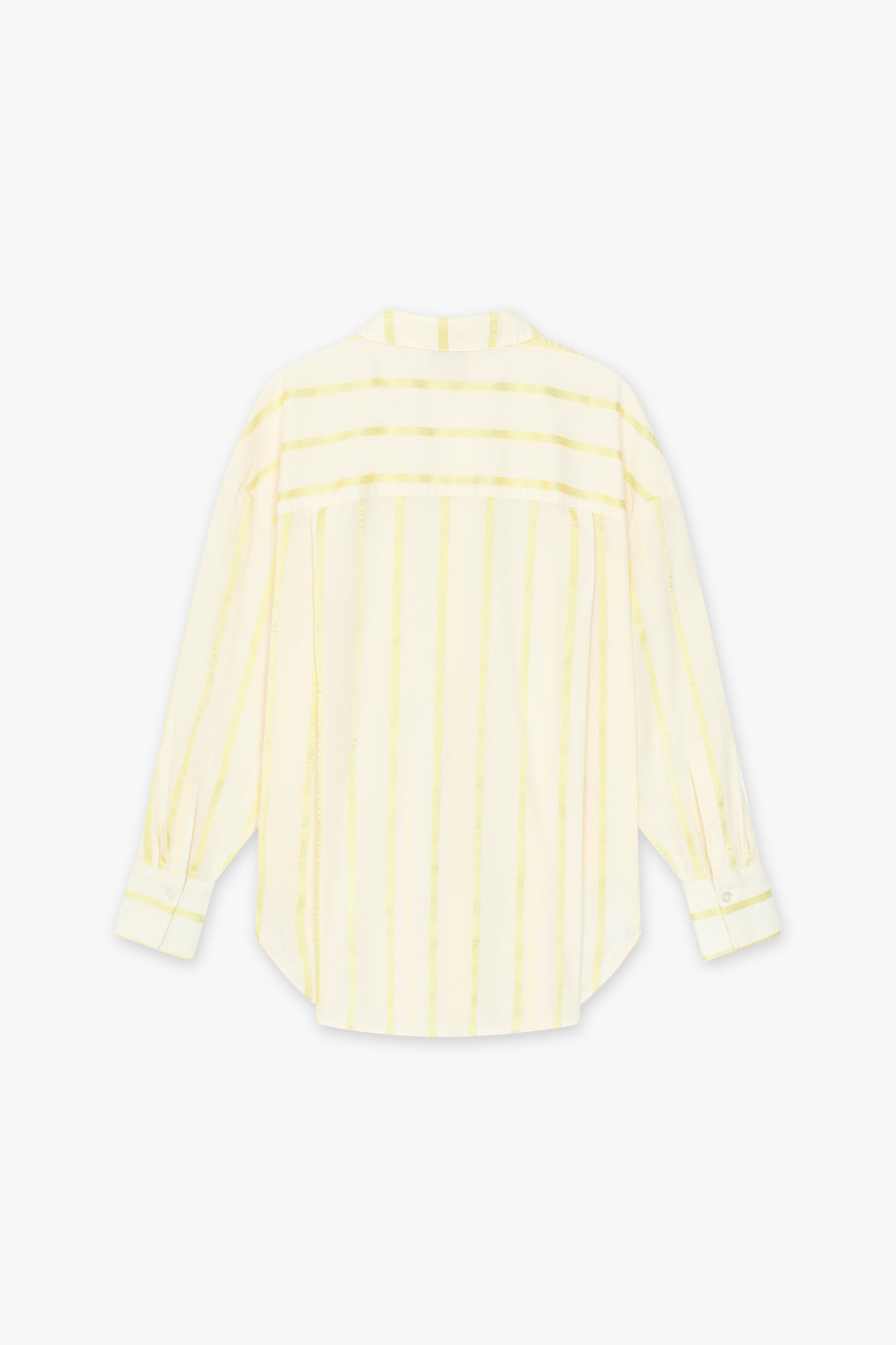 CKS Dames - SUPER - blouse korte mouwen - lichtgeel