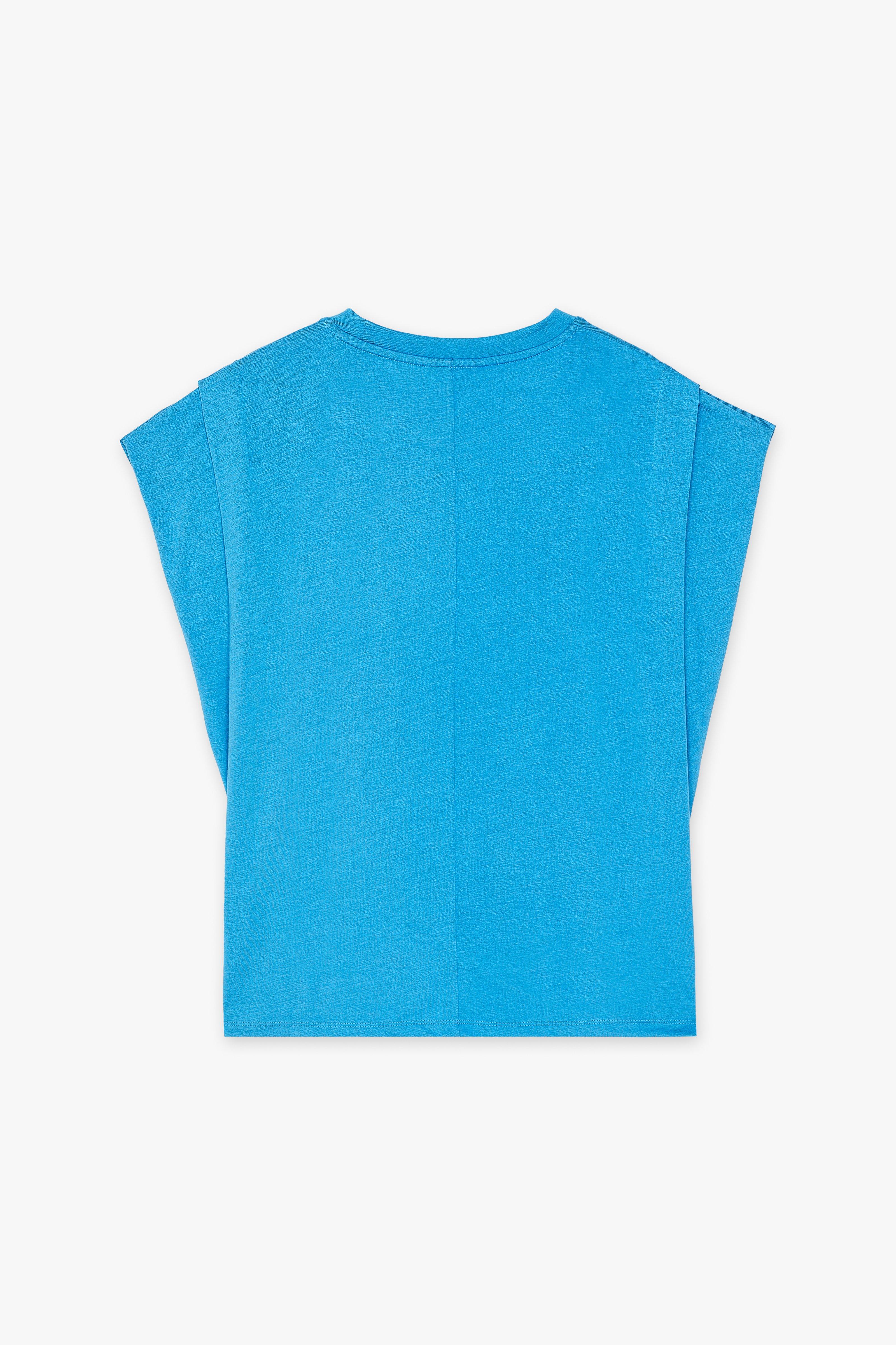 CKS Dames - PAMINA - t-shirt korte mouwen - intens blauw