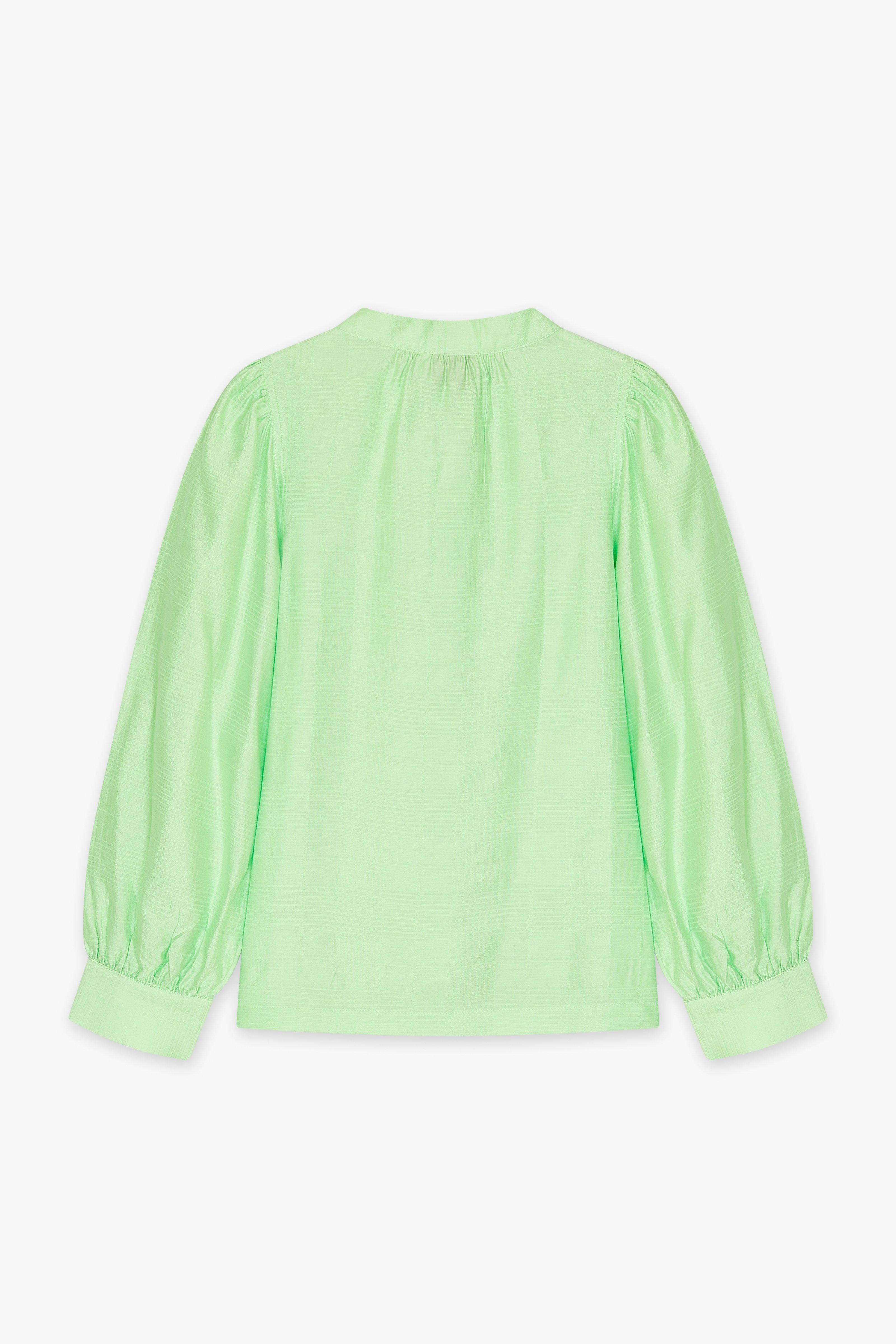 CKS Dames - ROSALINE - blouse korte mouwen - lichtgroen