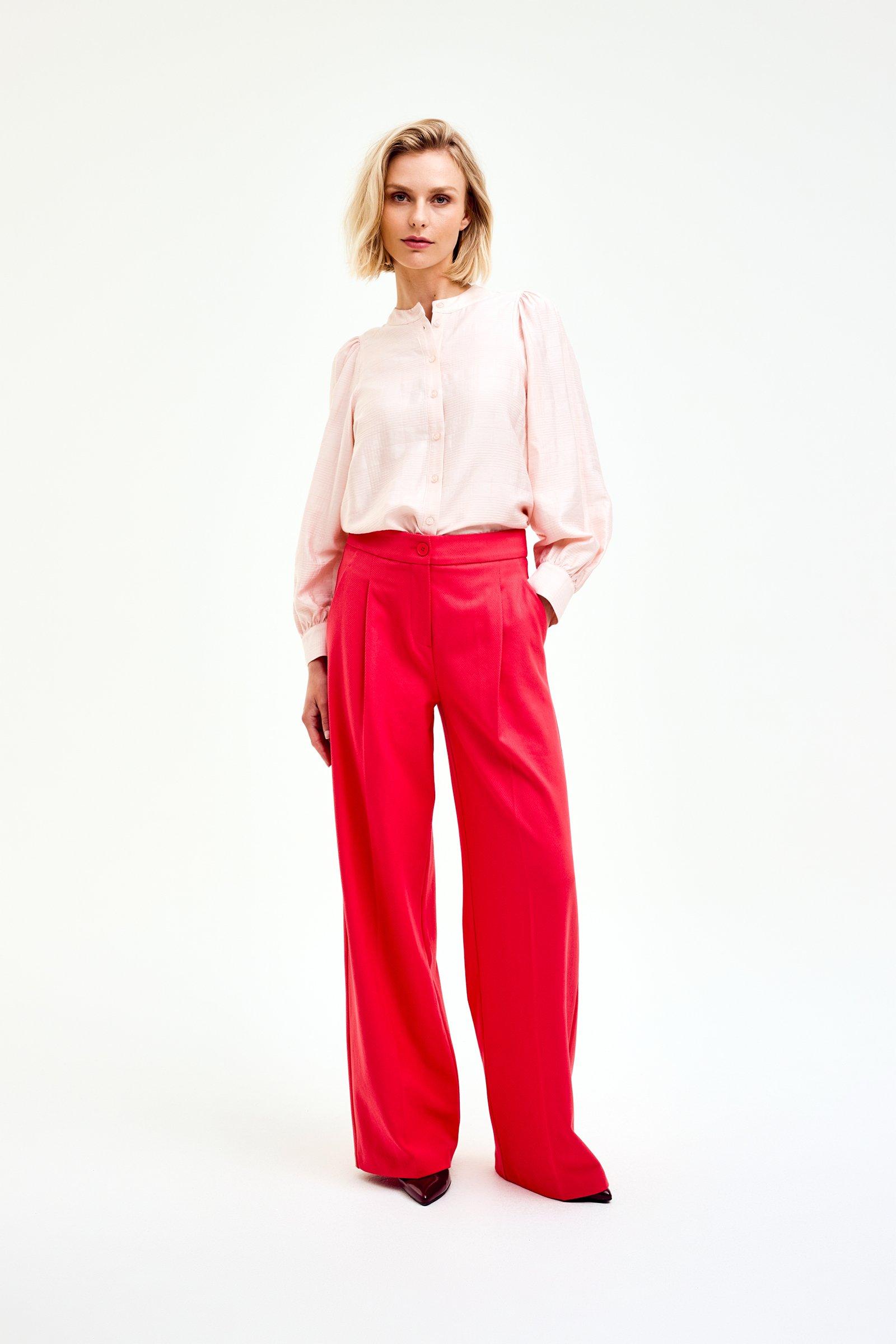 CKS Dames - ROSALINE - blouse korte mouwen - lichtroze