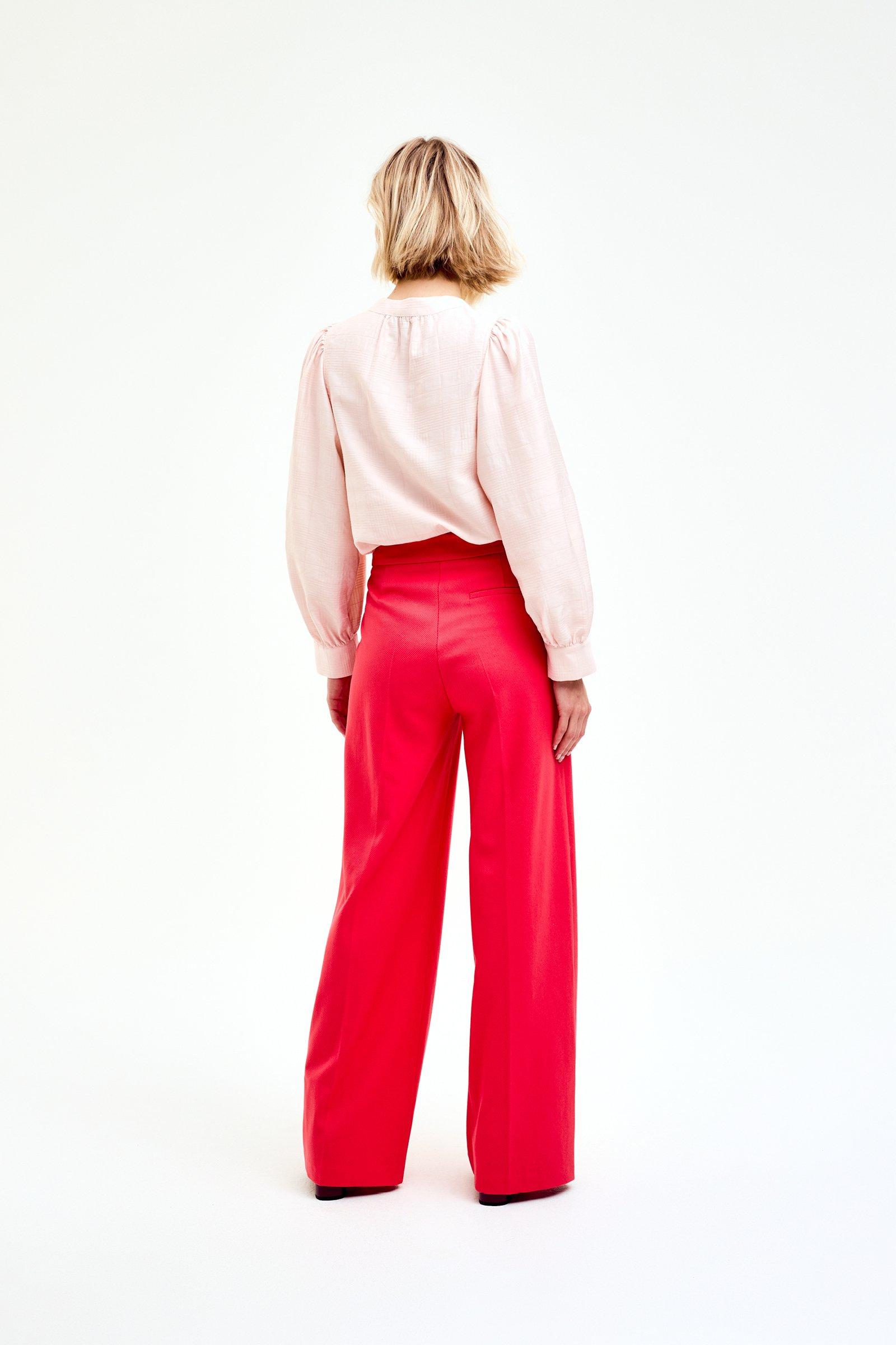 CKS Dames - ROSALINE - blouse korte mouwen - lichtroze